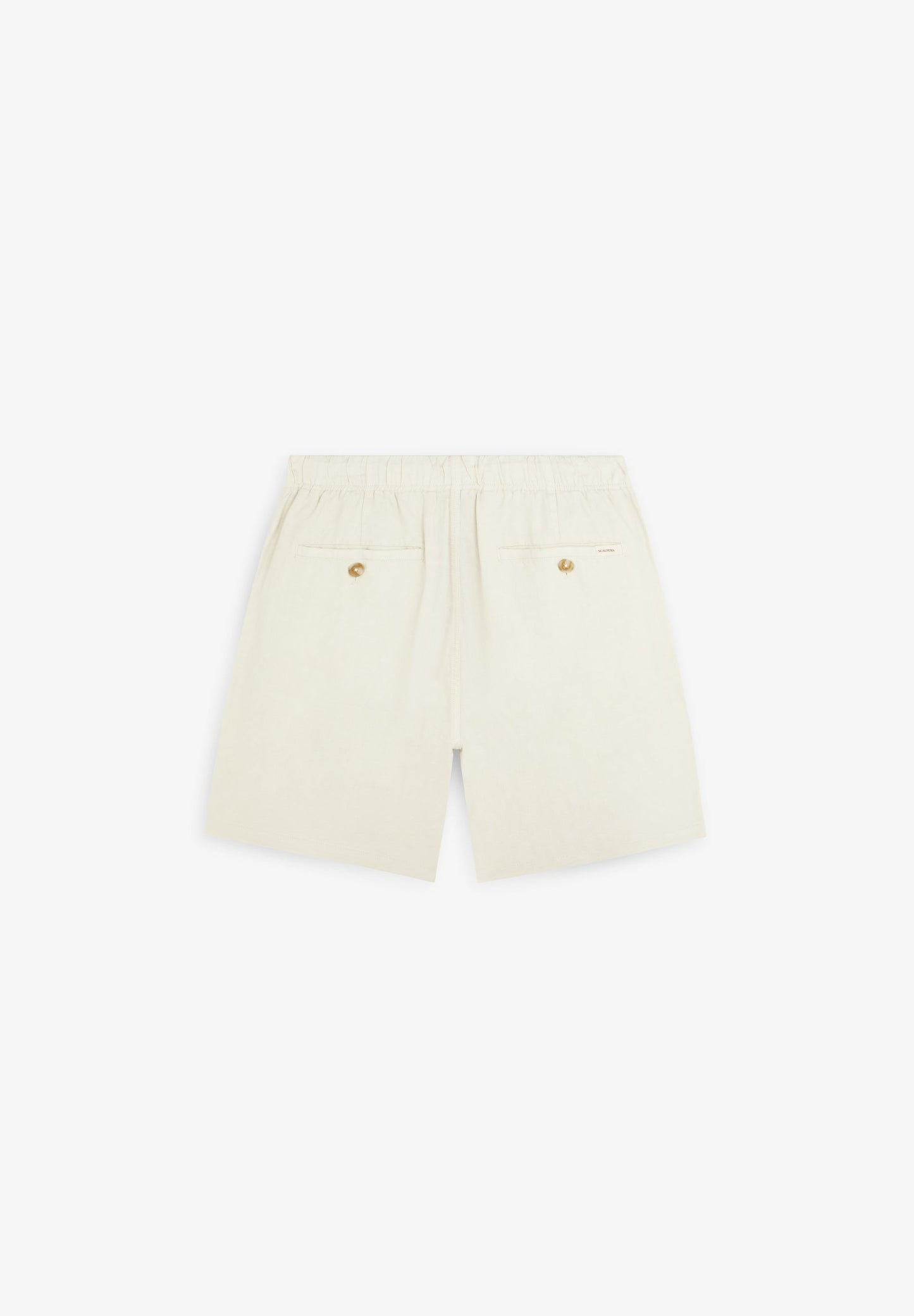 100% LINEN BERMUDA SHORTS