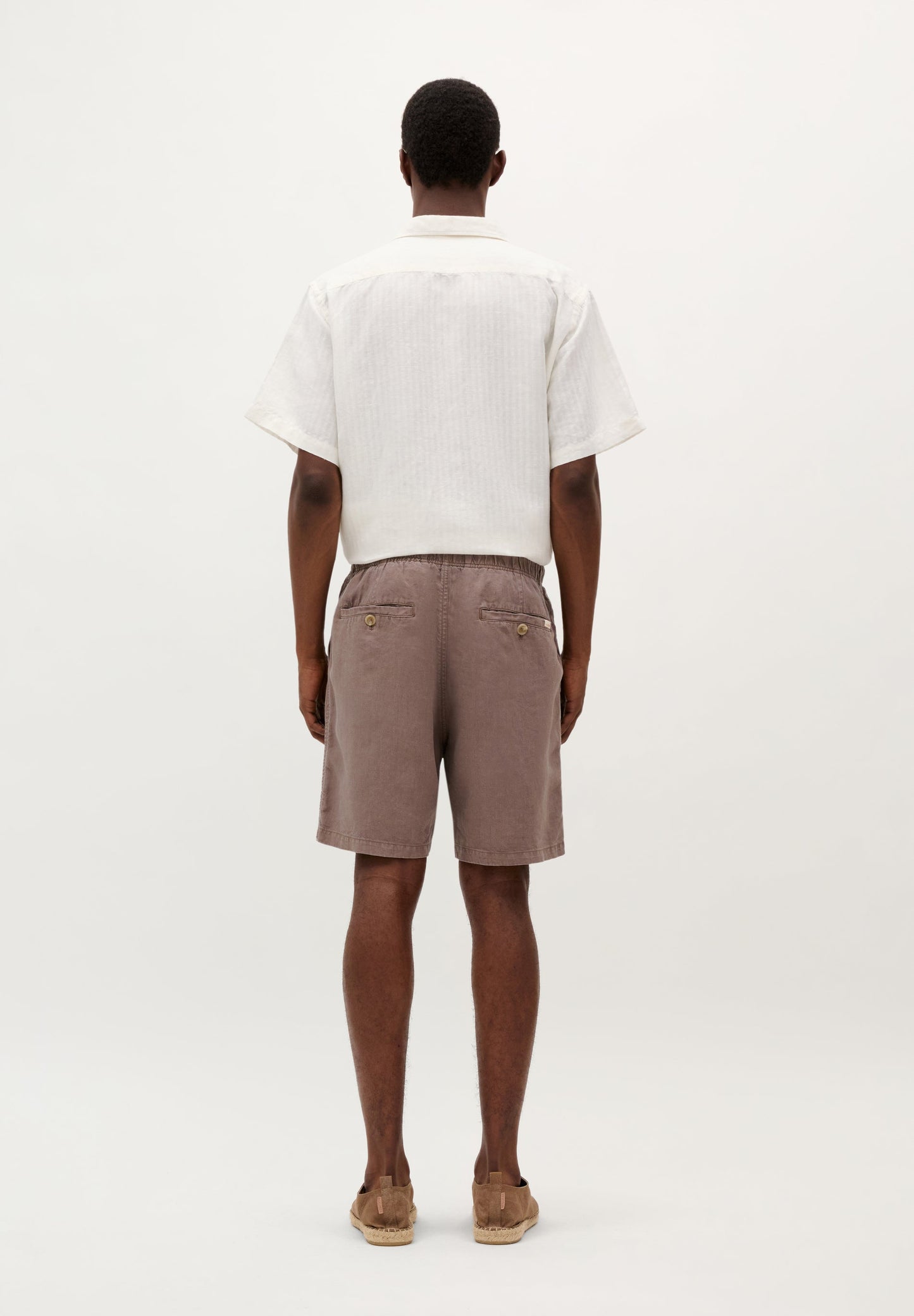 100% LINEN BERMUDA SHORTS
