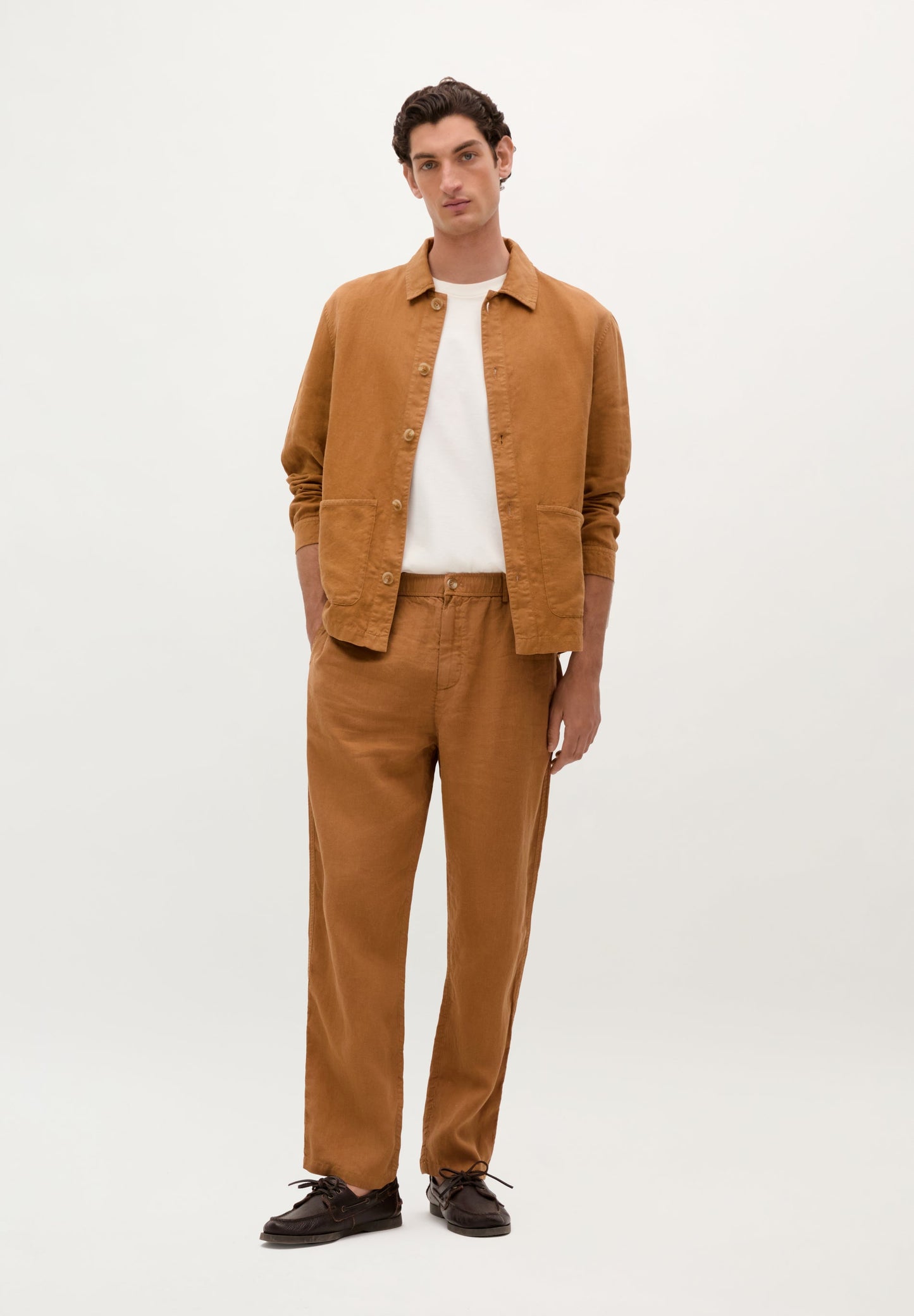 100% LINEN OVERSHIRT