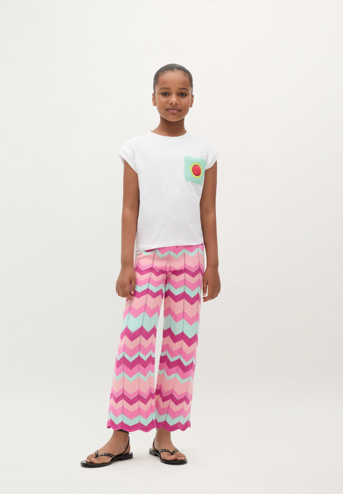 CROCHET POCKET T-SHIRT
