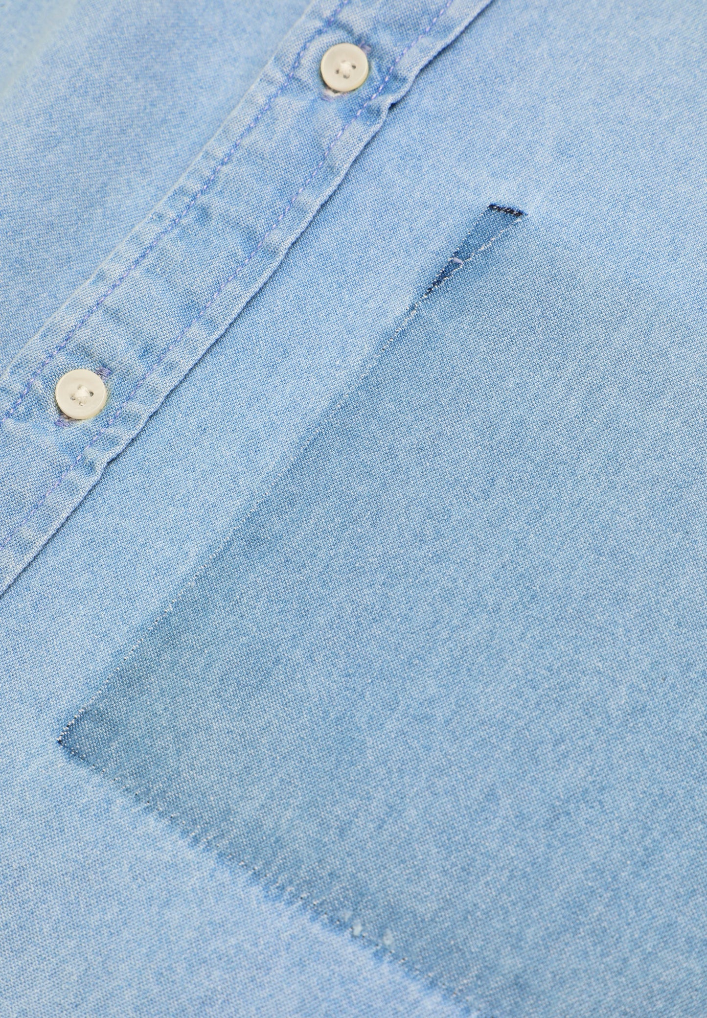 DENIM SHIRT WITH PATCH POCKET