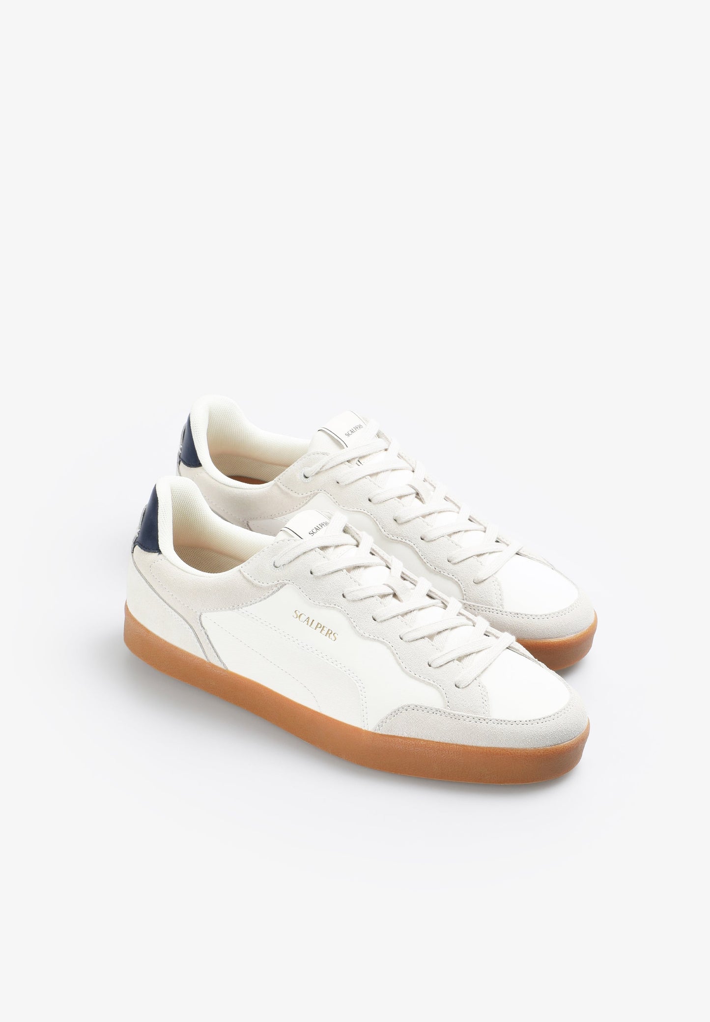 LEATHER AND SUEDE SNEAKERS
