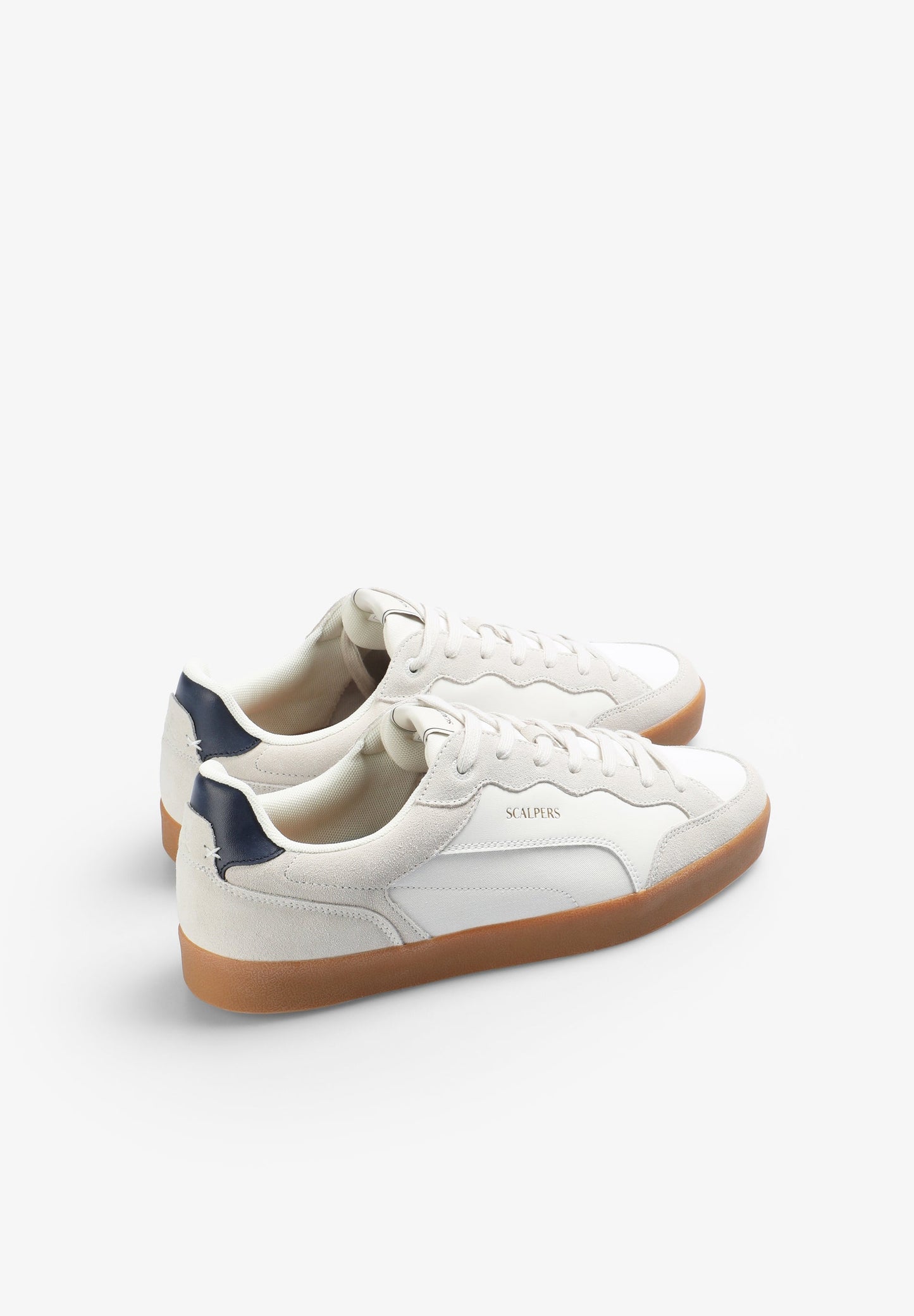LEATHER AND SUEDE SNEAKERS