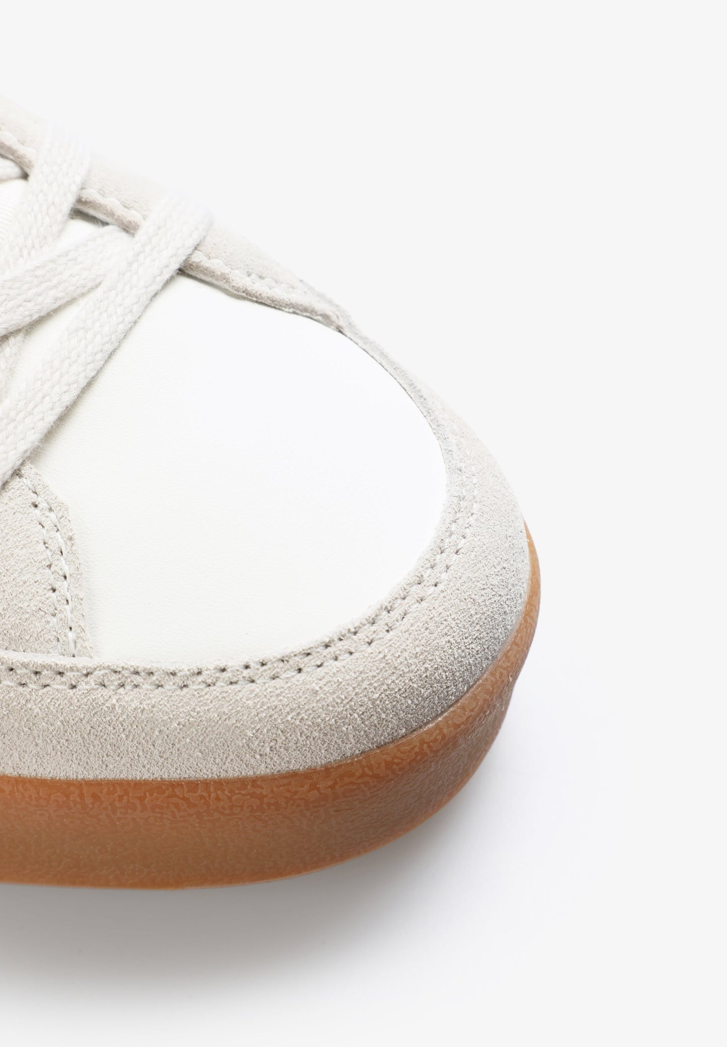 LEATHER AND SUEDE SNEAKERS