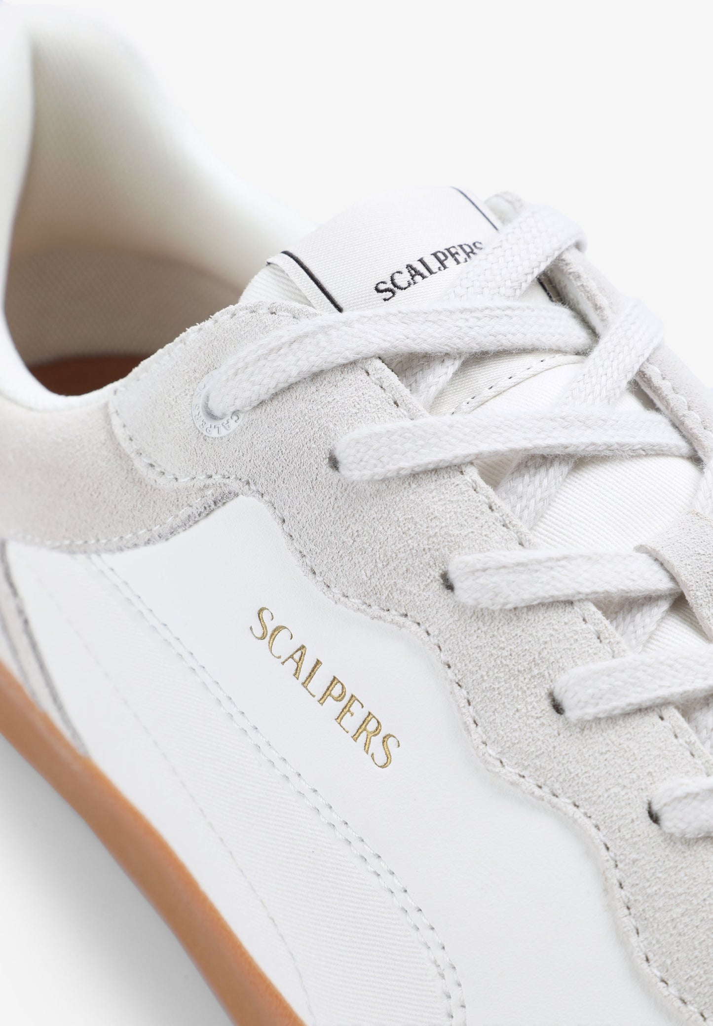 LEATHER AND SUEDE SNEAKERS