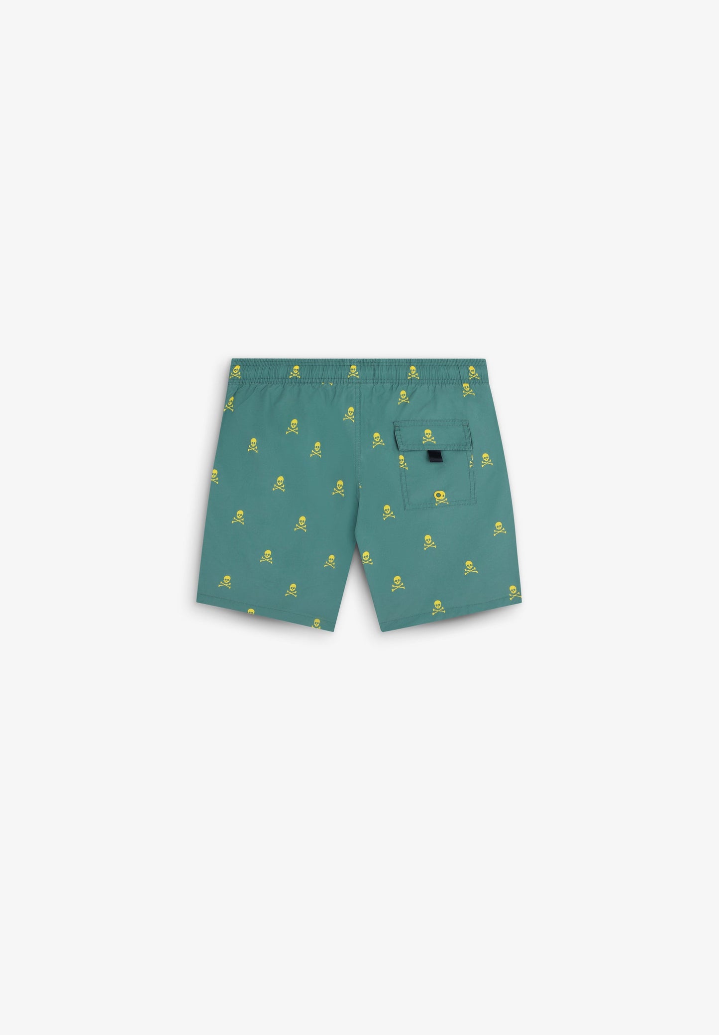 SWIMMING TRUNKS WITH SKULL PRINT