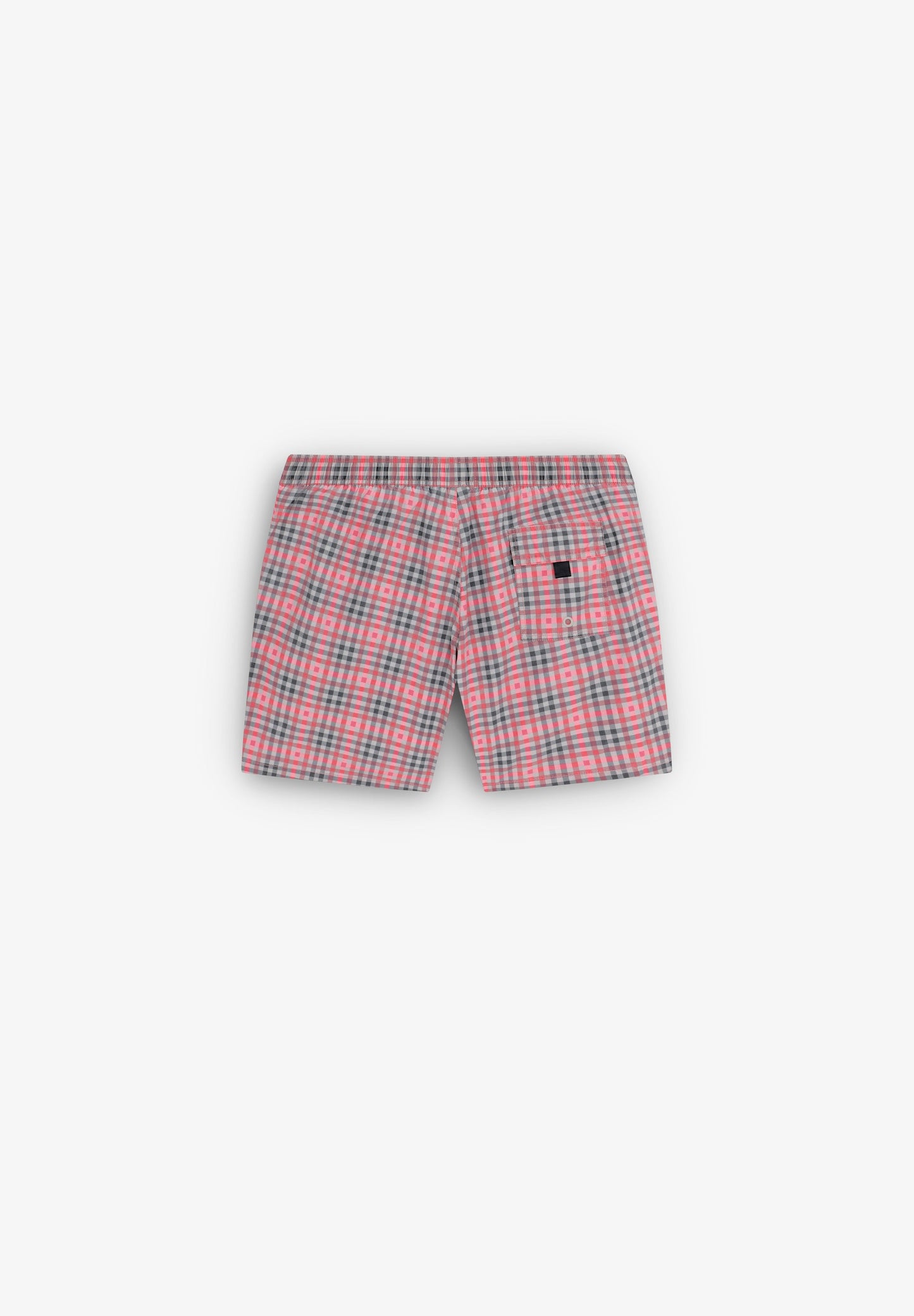 TARTAN PRINT SWIMMING TRUNKS