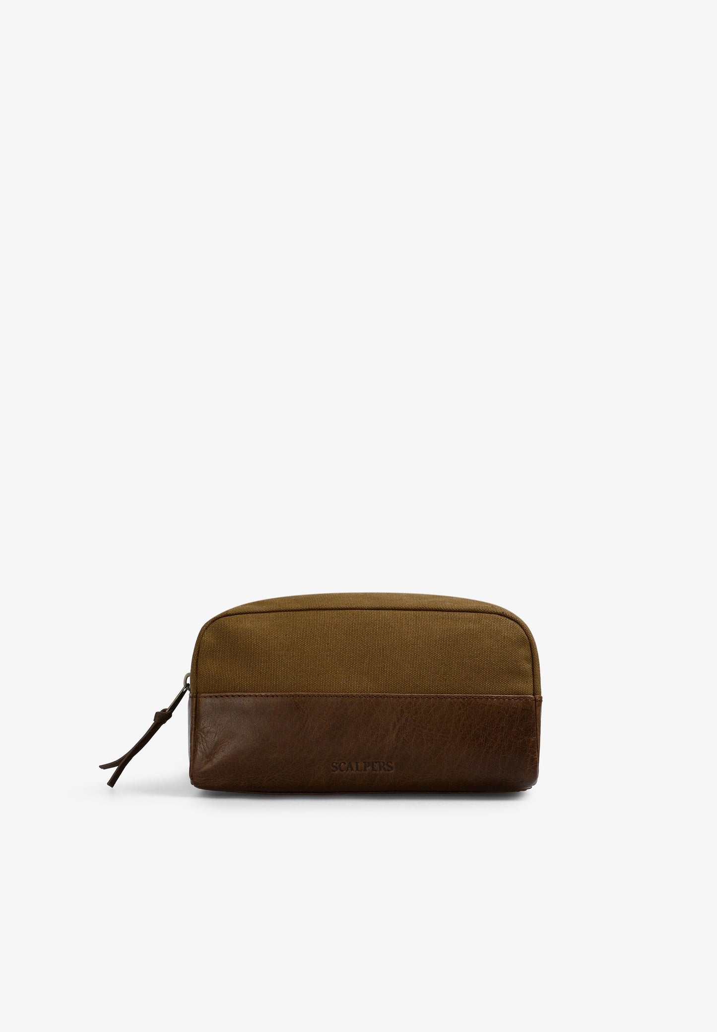 LEATHER TRAVEL TOILETRY BAG