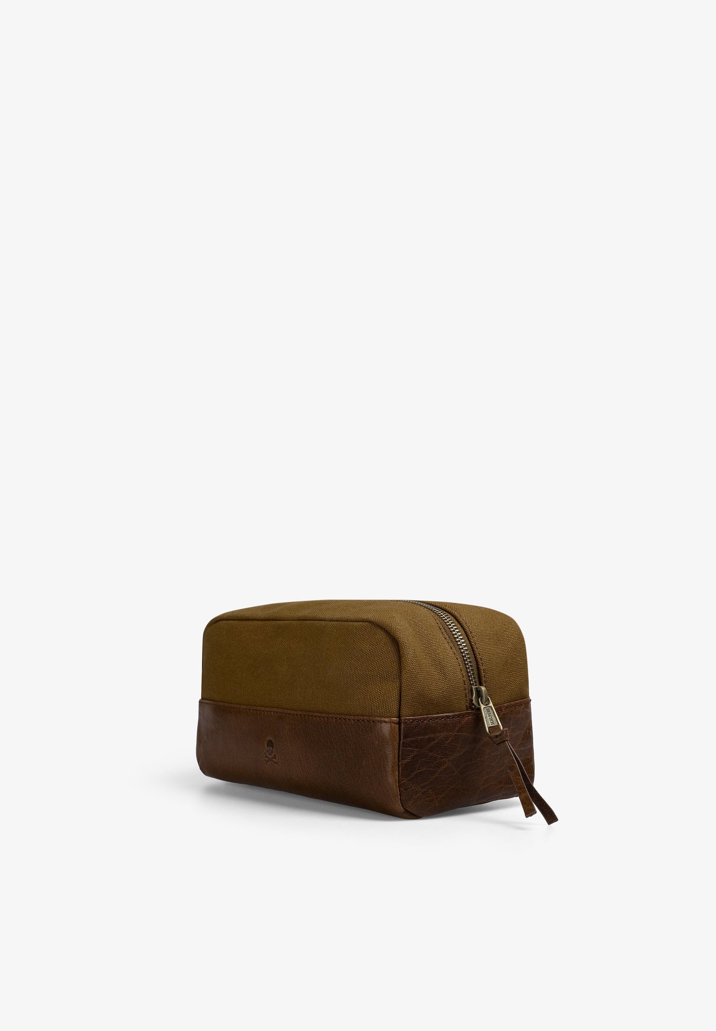 LEATHER TRAVEL TOILETRY BAG