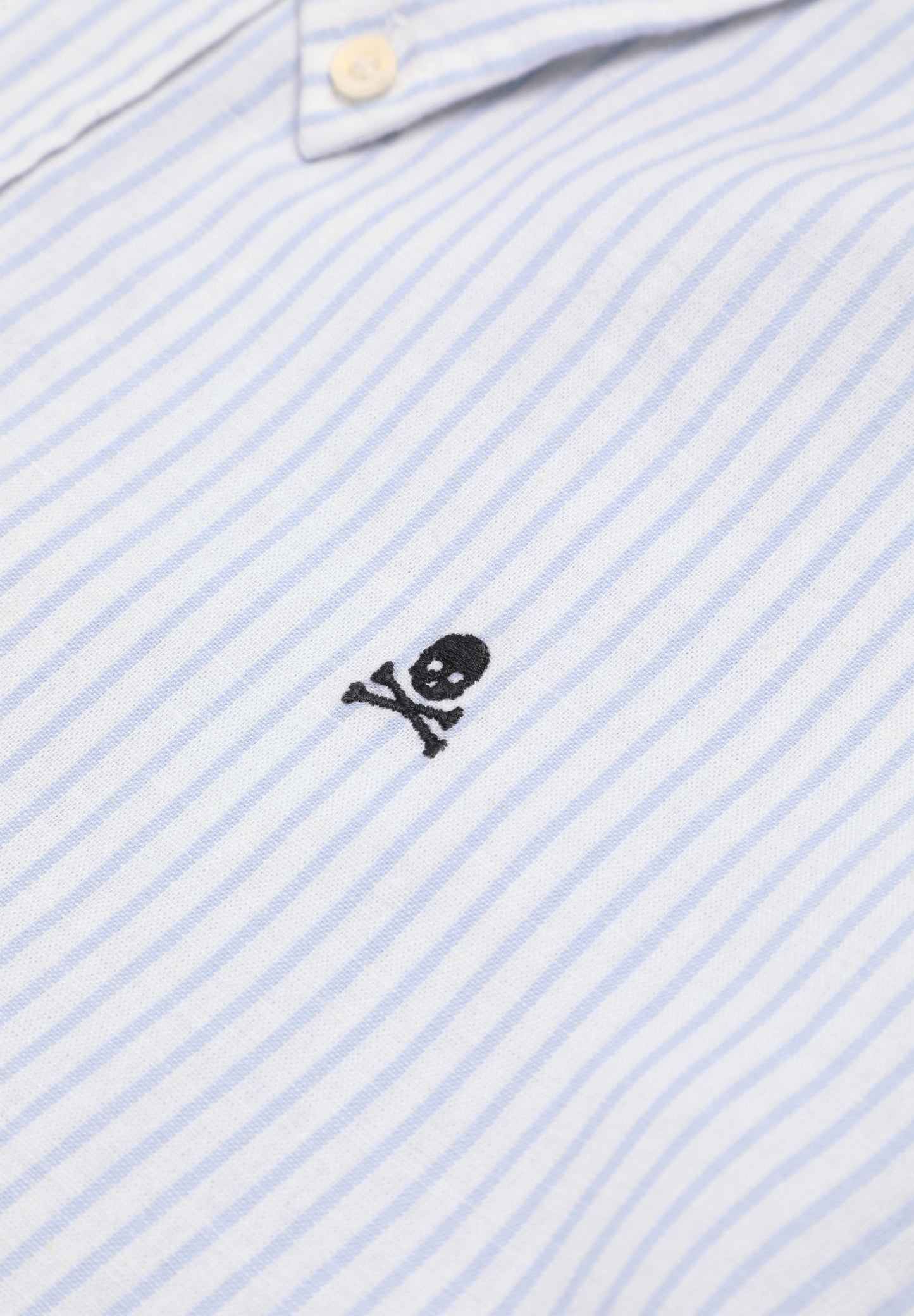 STRIPED SHIRT WITH CONTRAST SKULL