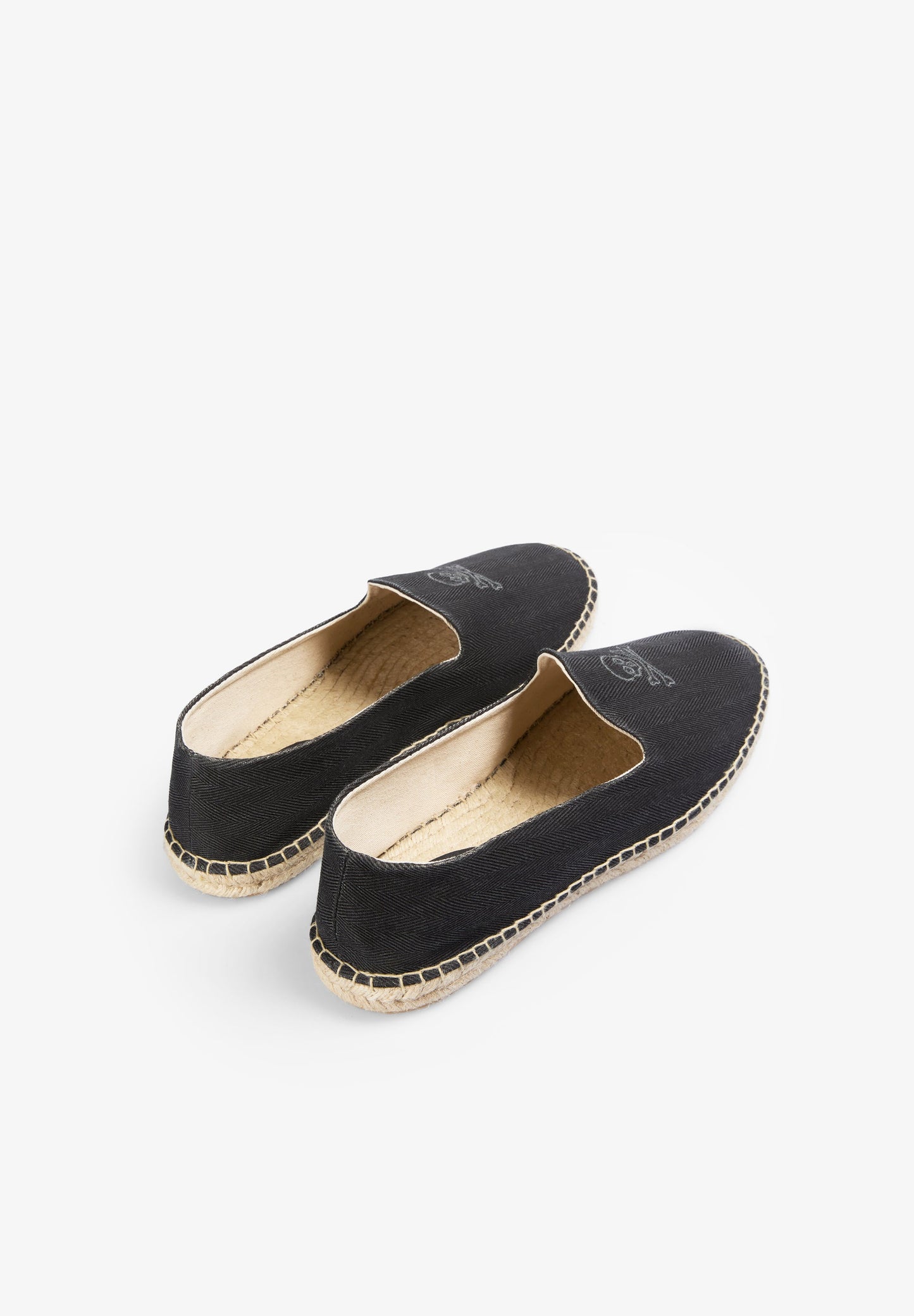 KNIT CANVAS SHOES WITH SKULL