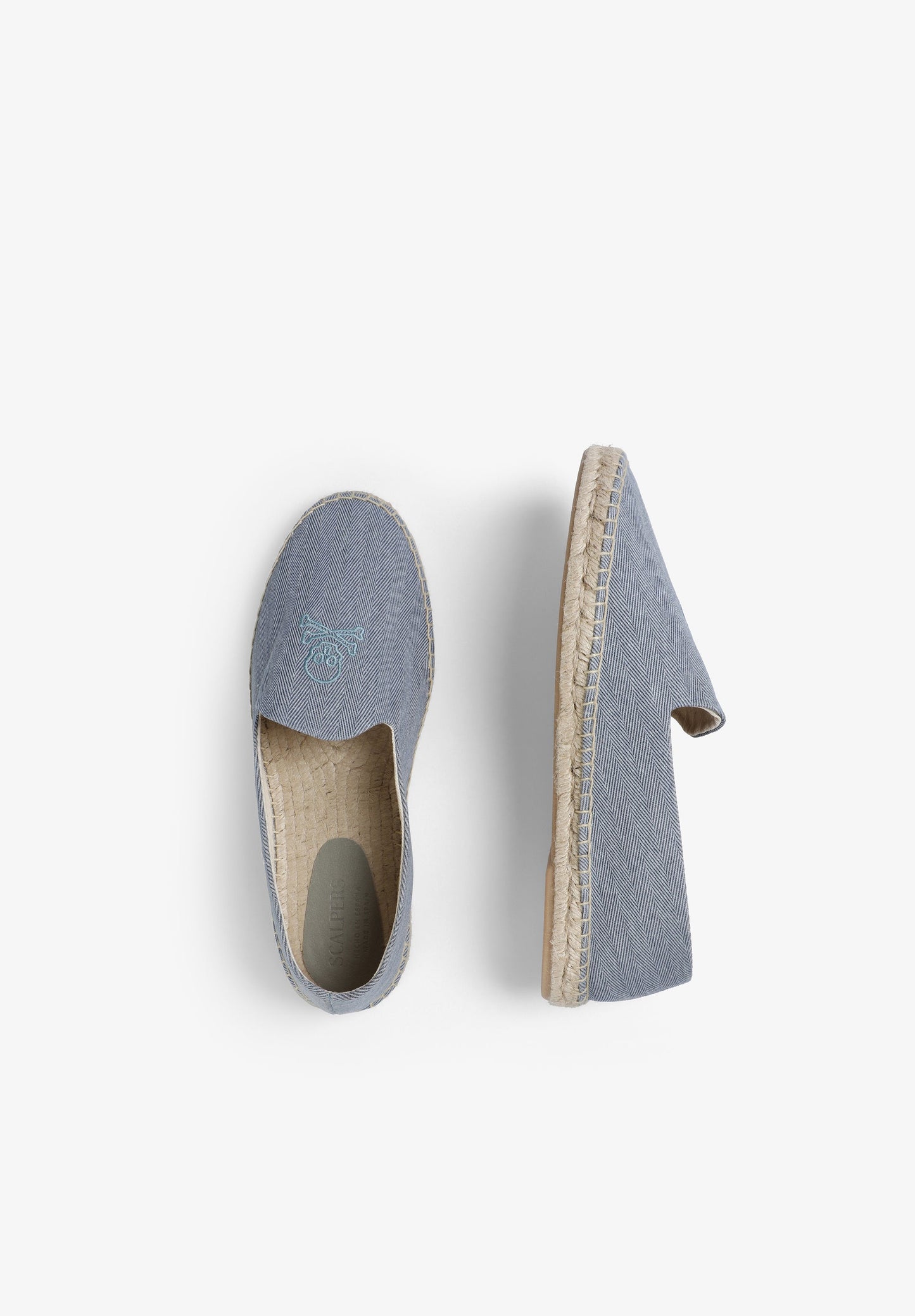 KNIT CANVAS SHOES WITH SKULL