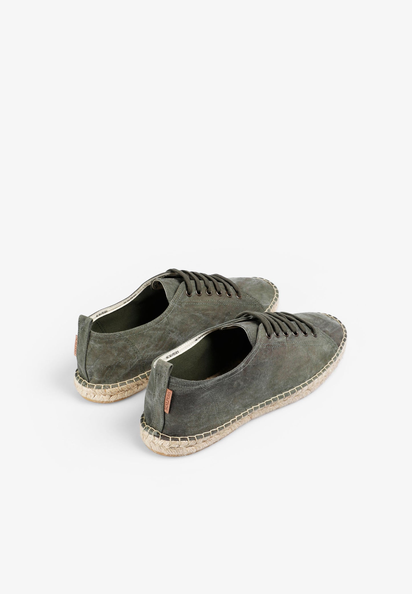 KNIT LACE-UP ESPADRILLES