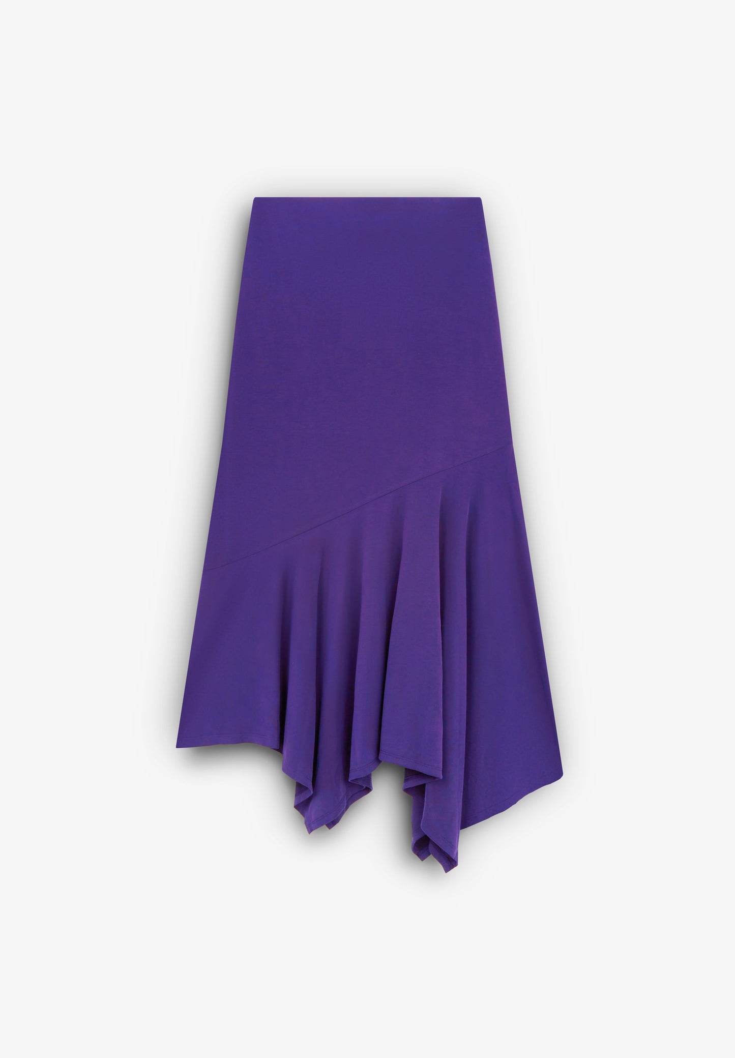ASYMMETRIC SKIRT WITH RUFFLES
