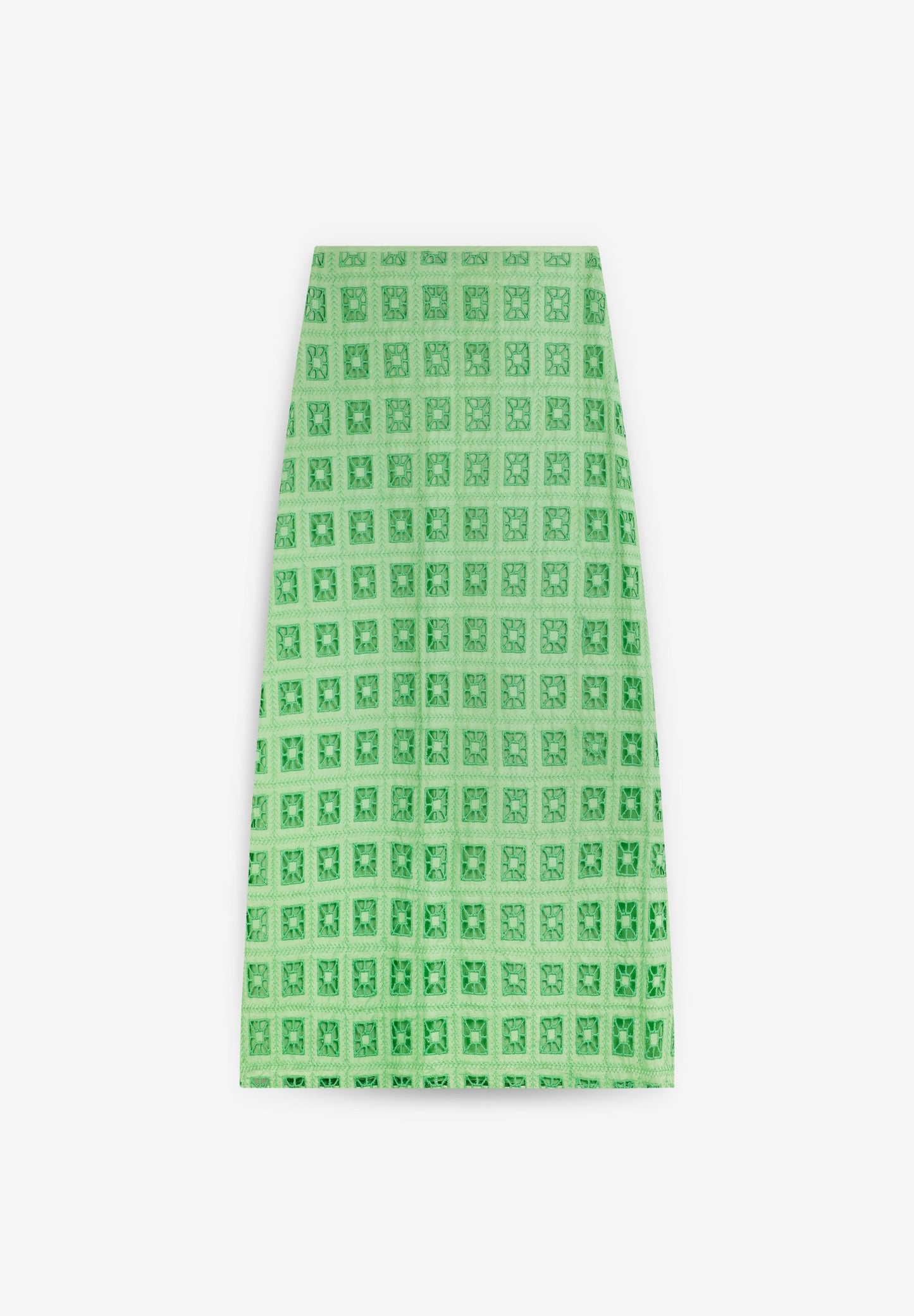 EMBROIDERED MIDI SKIRT