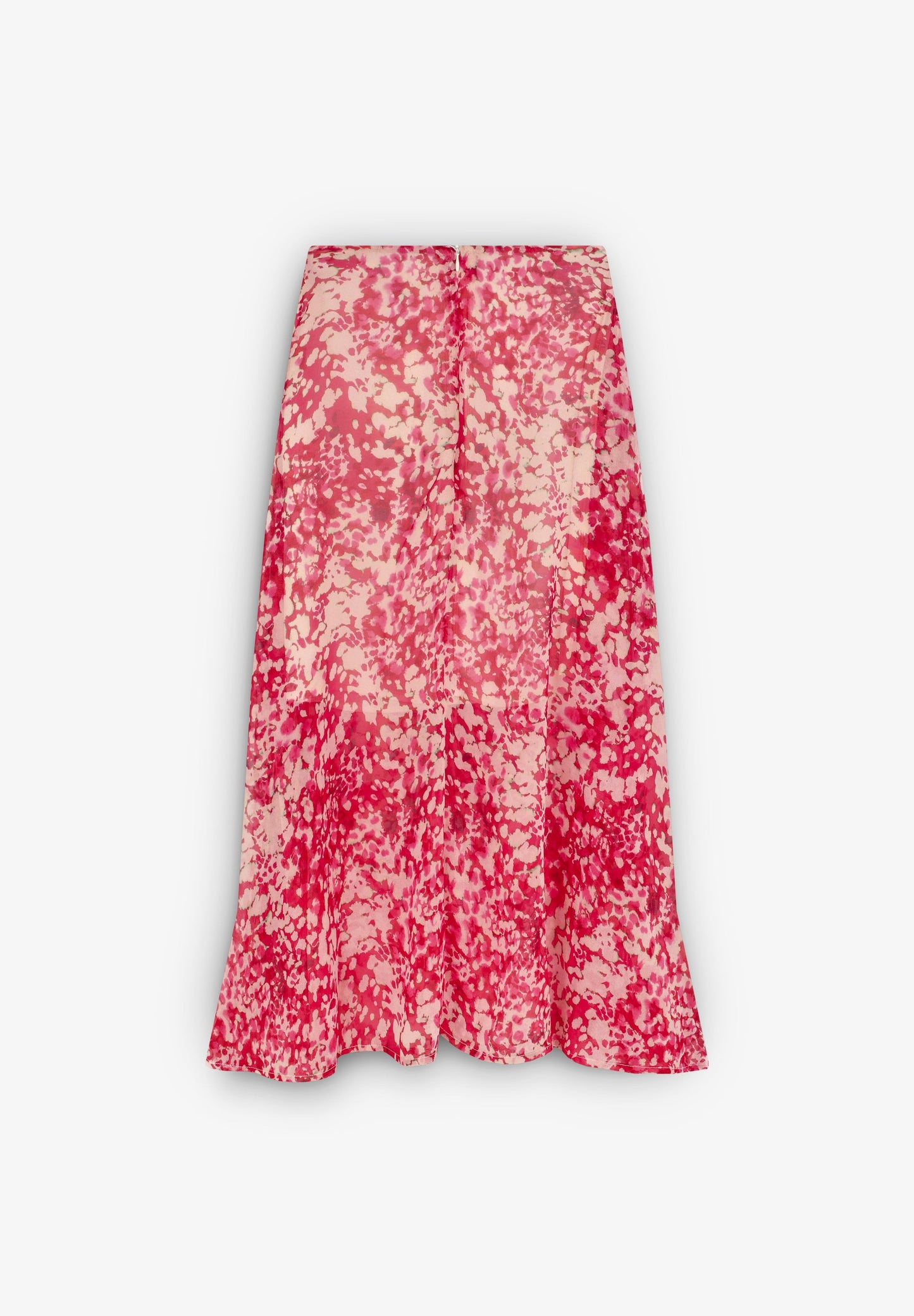 PRINTED SKIRT WITH RUFFLES