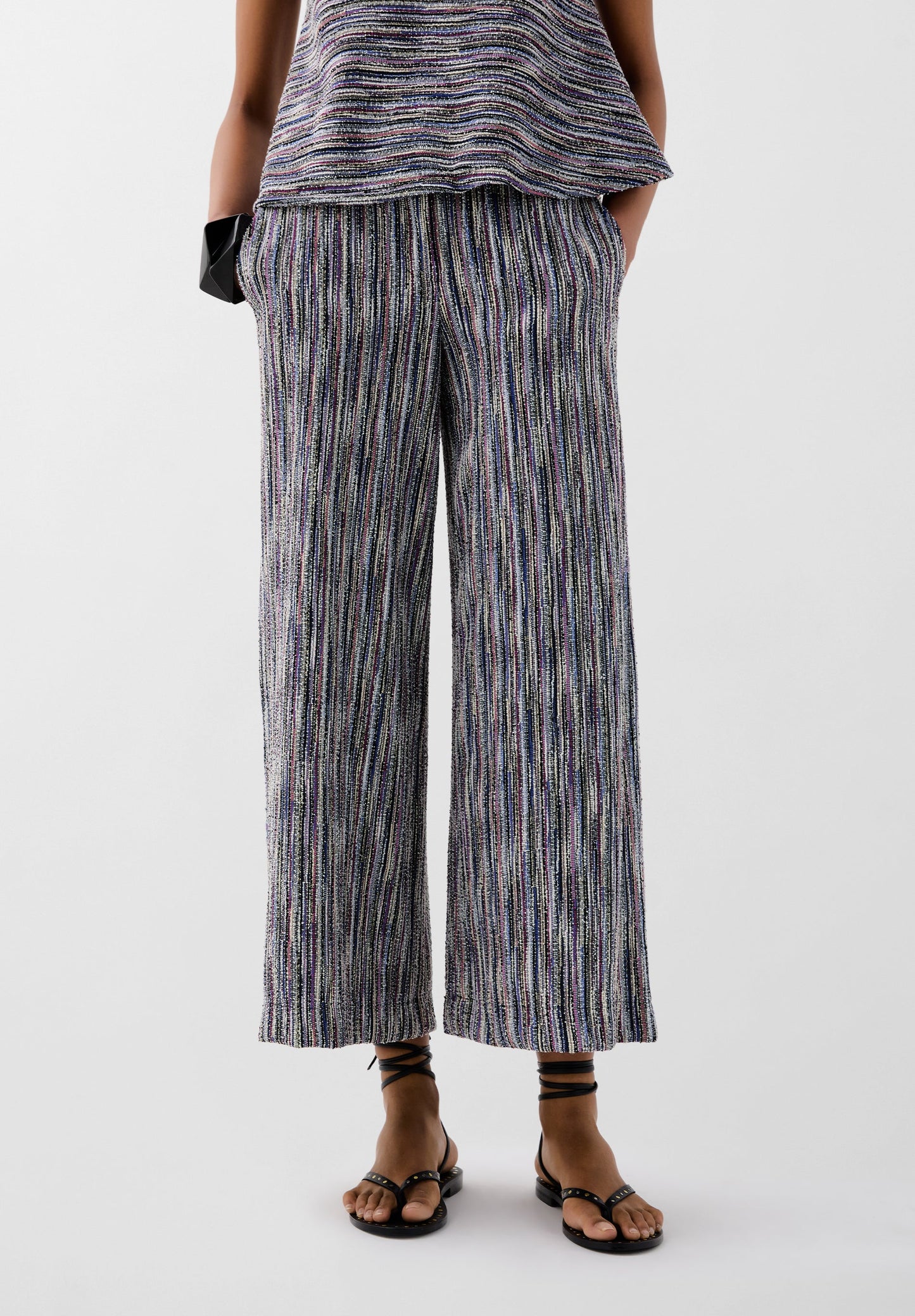 WIDE KNIT TROUSERS