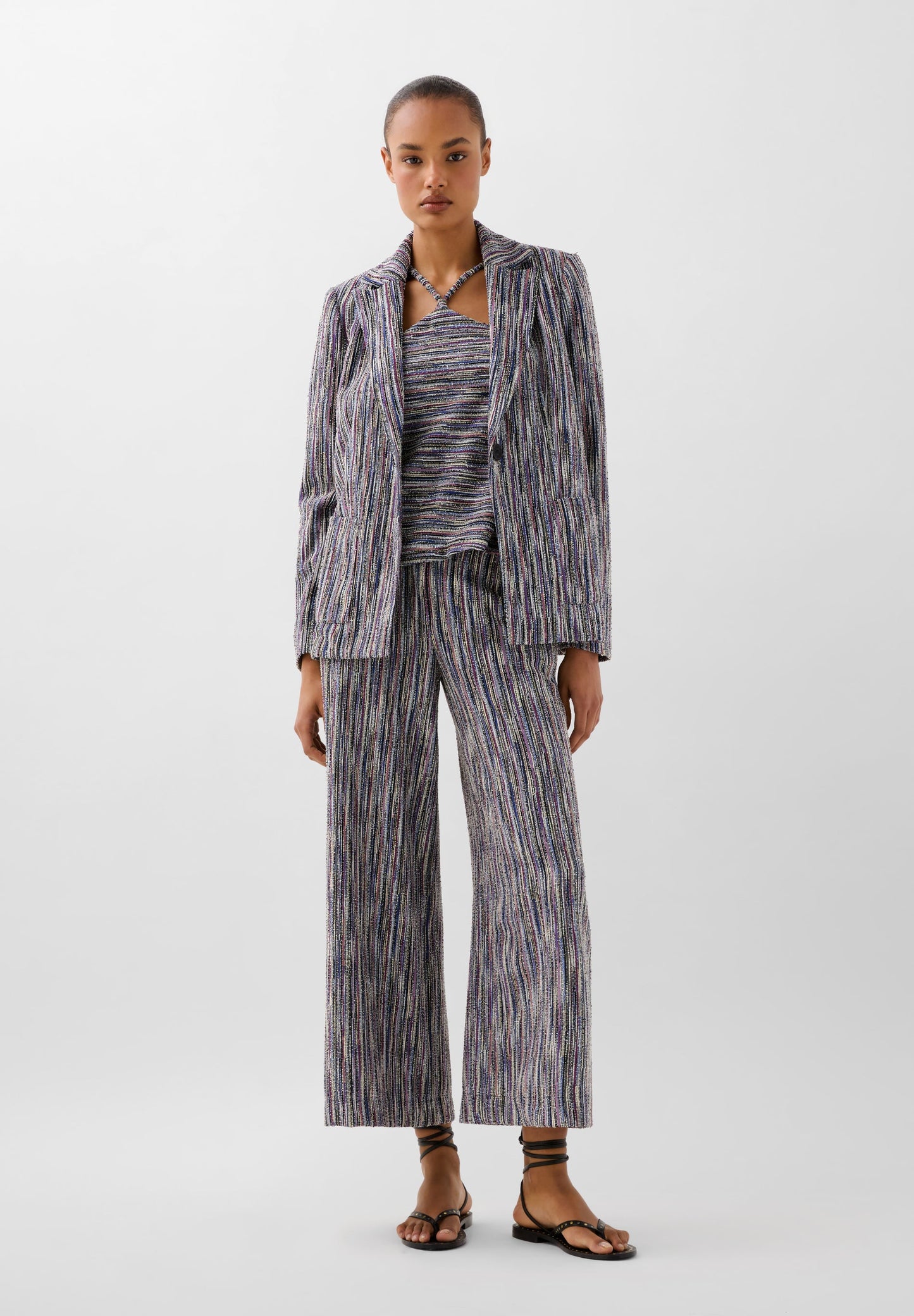 WIDE KNIT TROUSERS