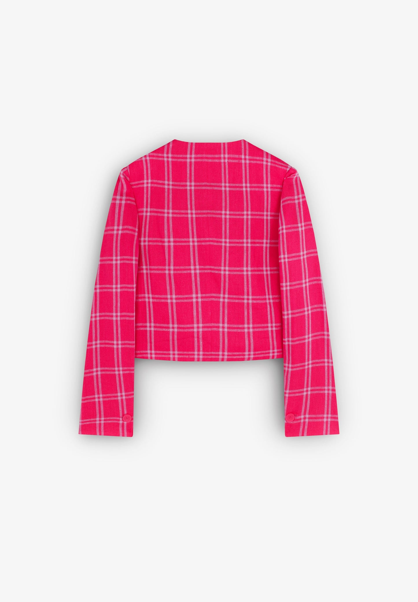 SC LINEN CHECKED BLAZER