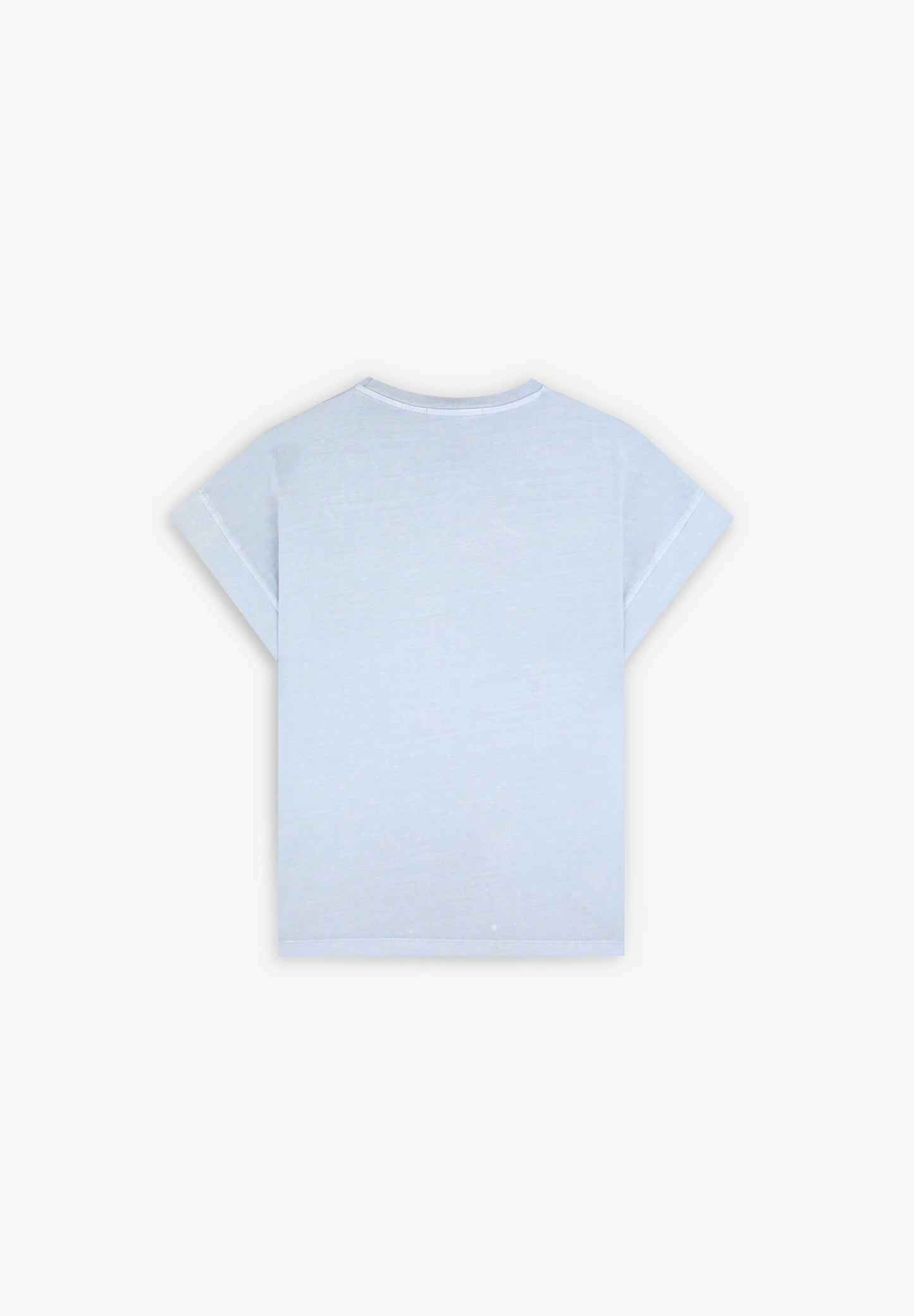 FADED T-SHIRT WITH CAR PRINT