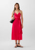 ASYMMETRIC NECKLINE DRESS