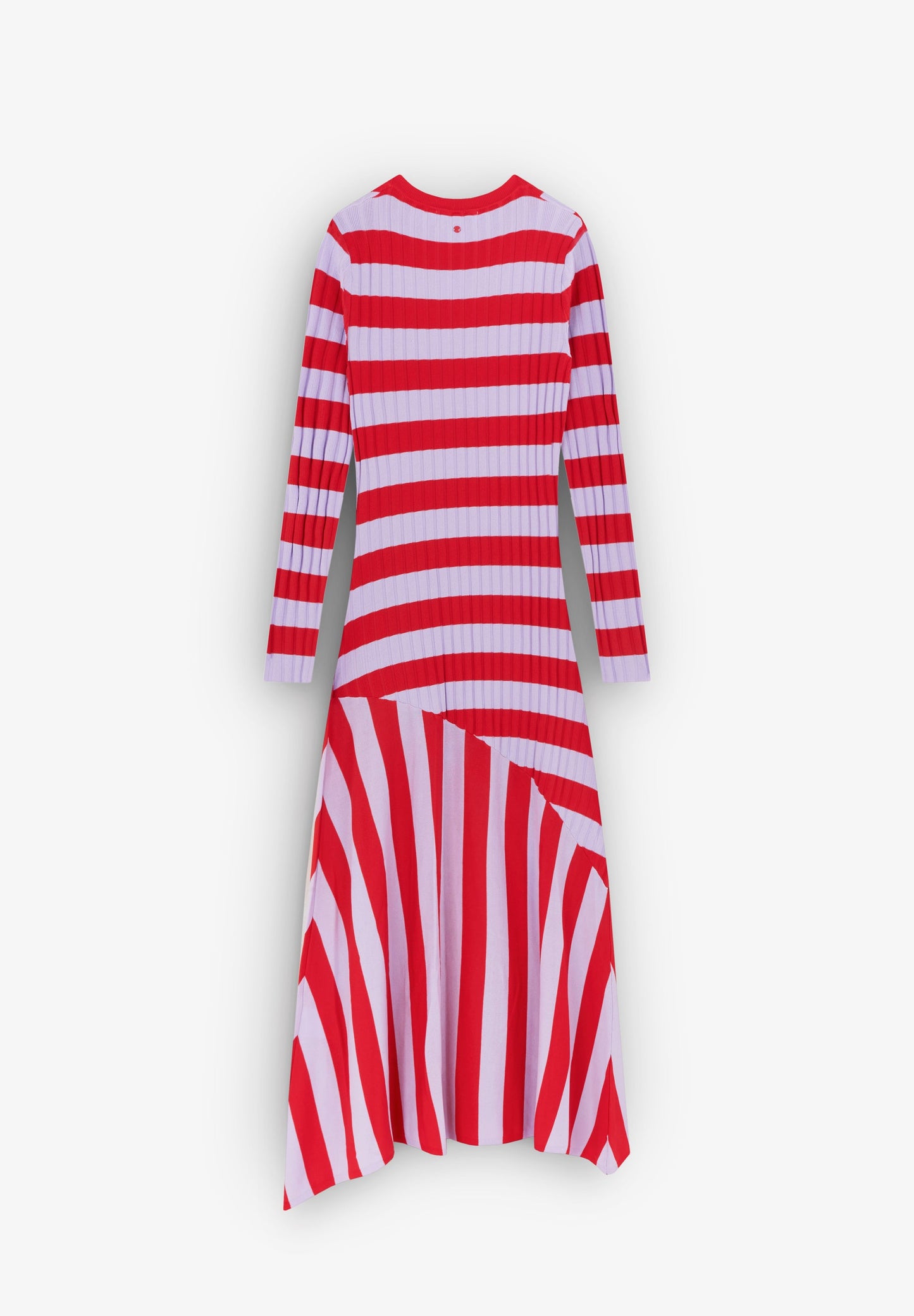 STRIPED KNIT DRESS