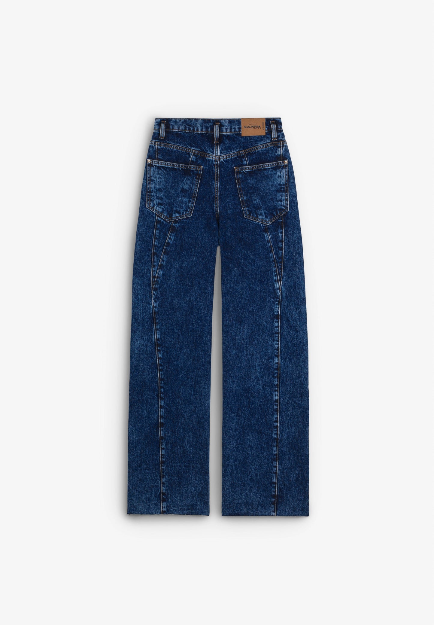 HIGH WAIST JEANS WITH SEAM DETAIL