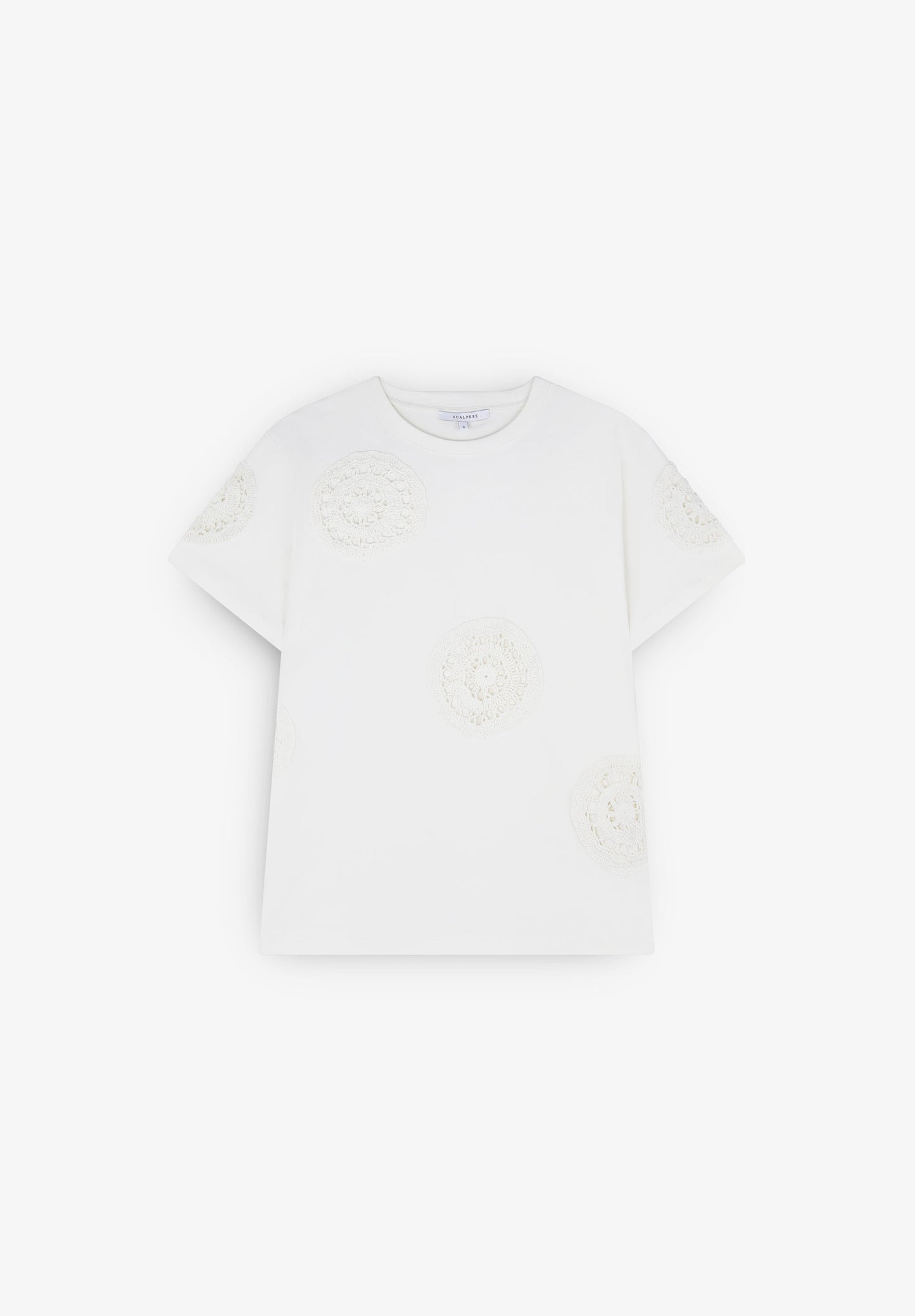 T-SHIRT WITH CROCHET DETAILS