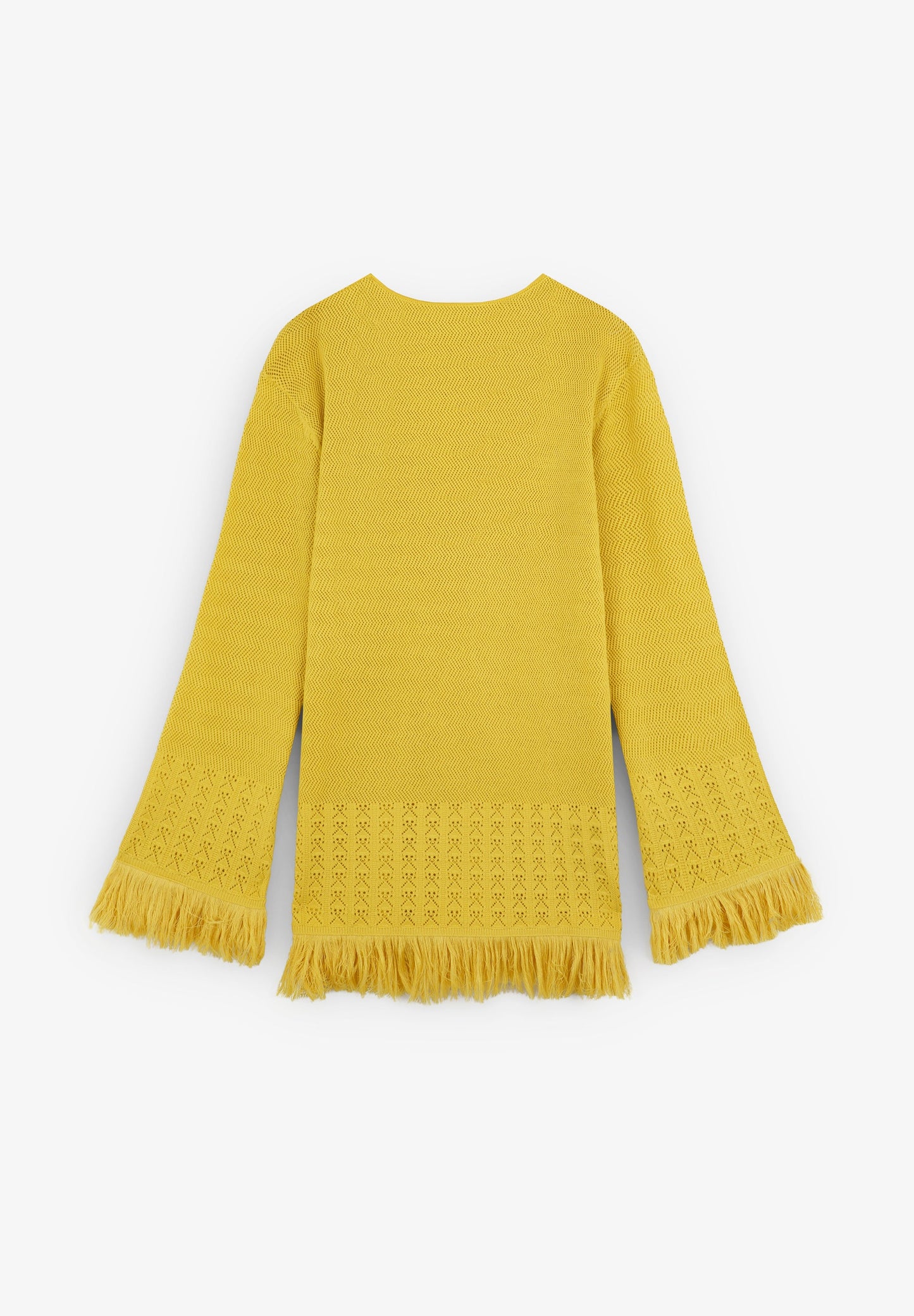 KNIT SWEATER WITH FRINGE