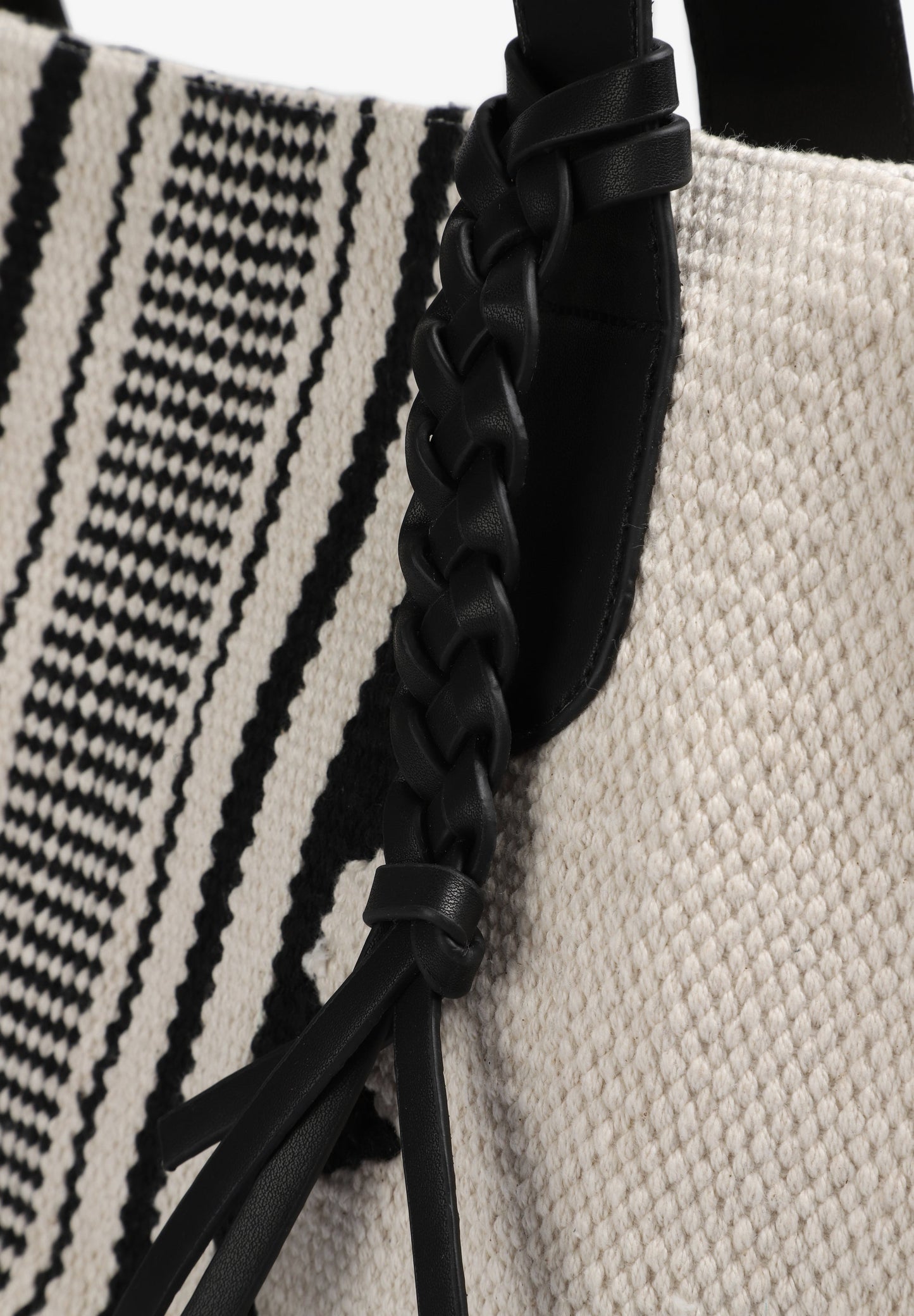 ETHNIC PRINT SHOPPER BAG