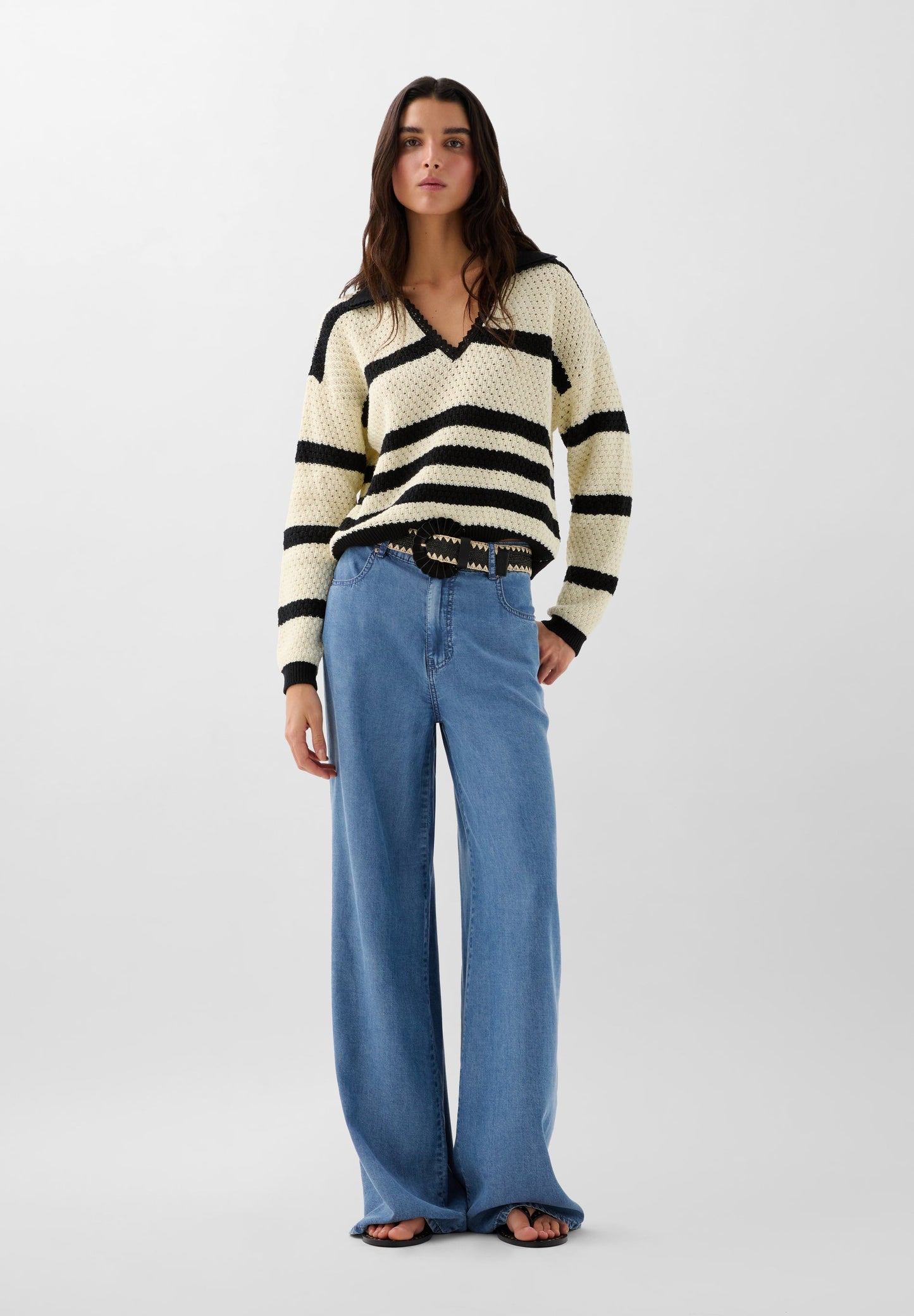 SCPOLO CROCHET JUMPER