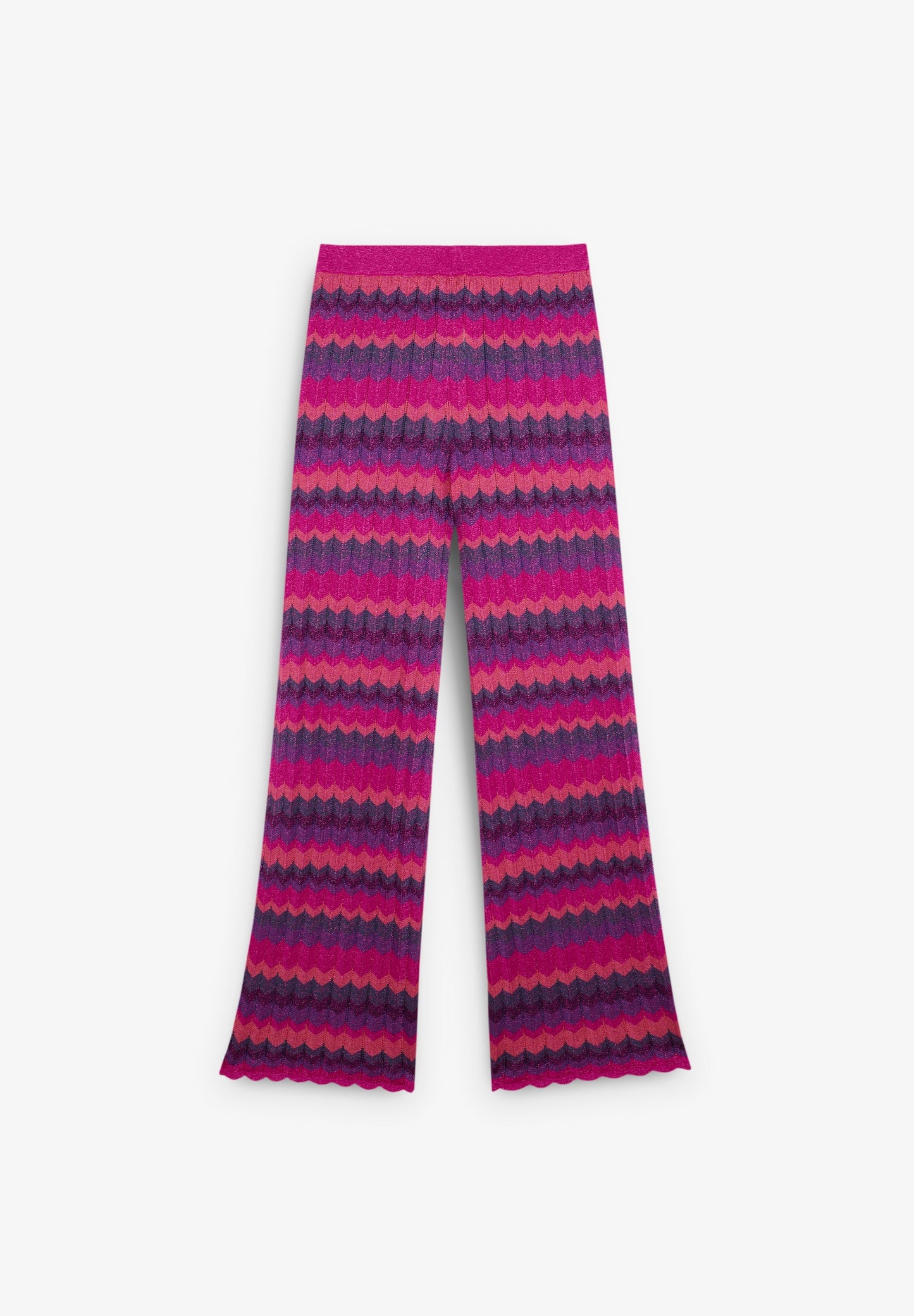 LUREX KNIT TROUSERS