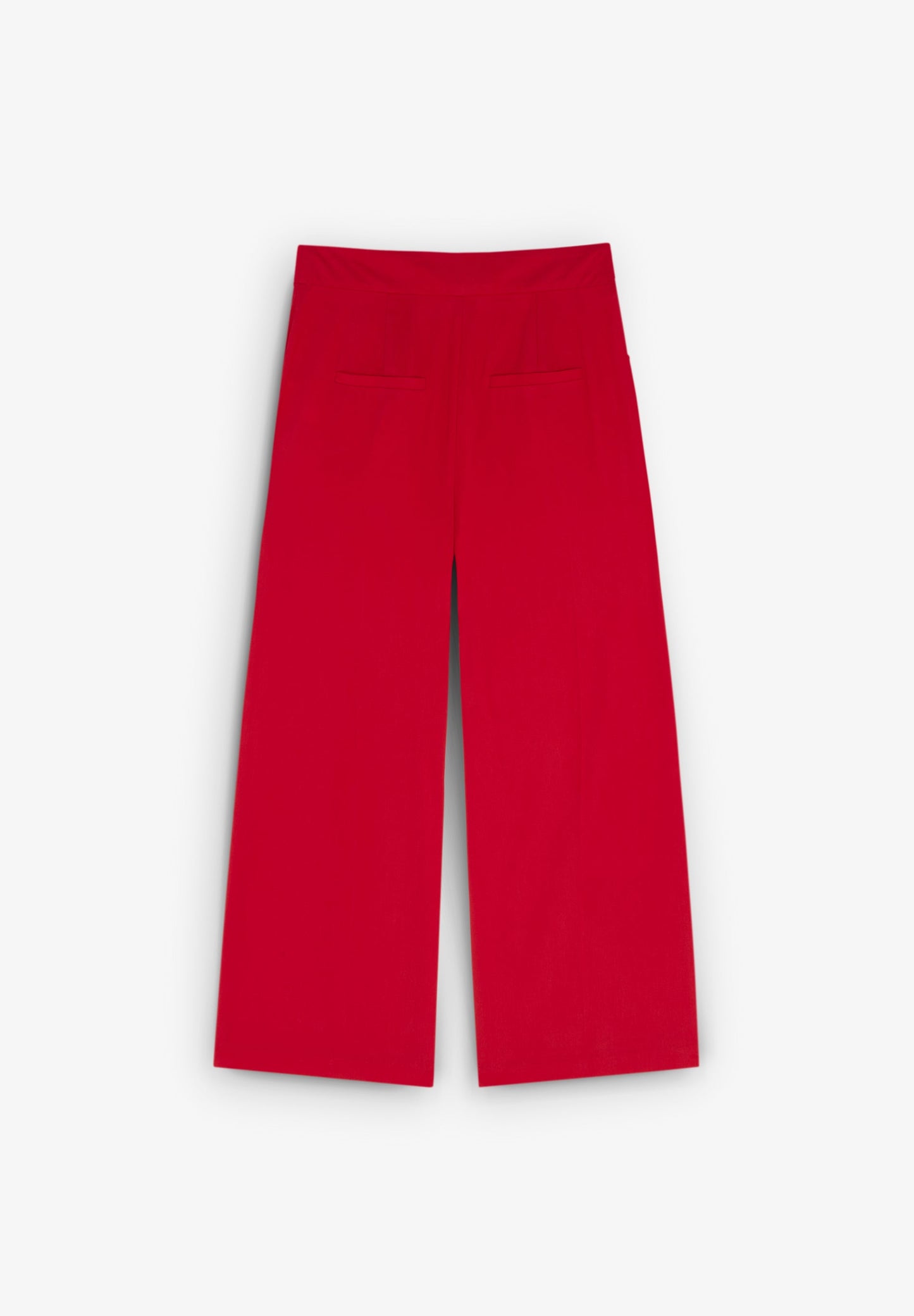 STRAIGHT FLOWING TROUSERS