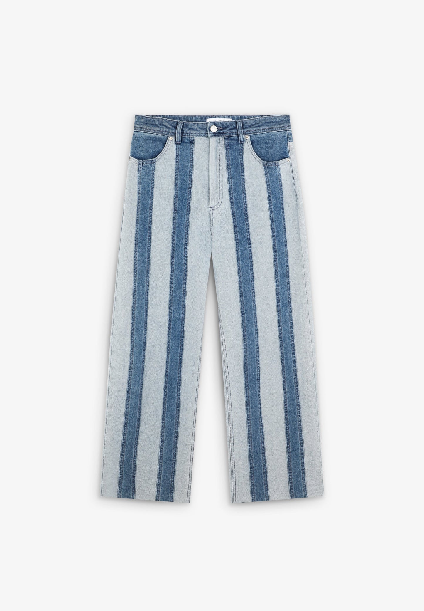 CONTRAST STRIPED JEANS