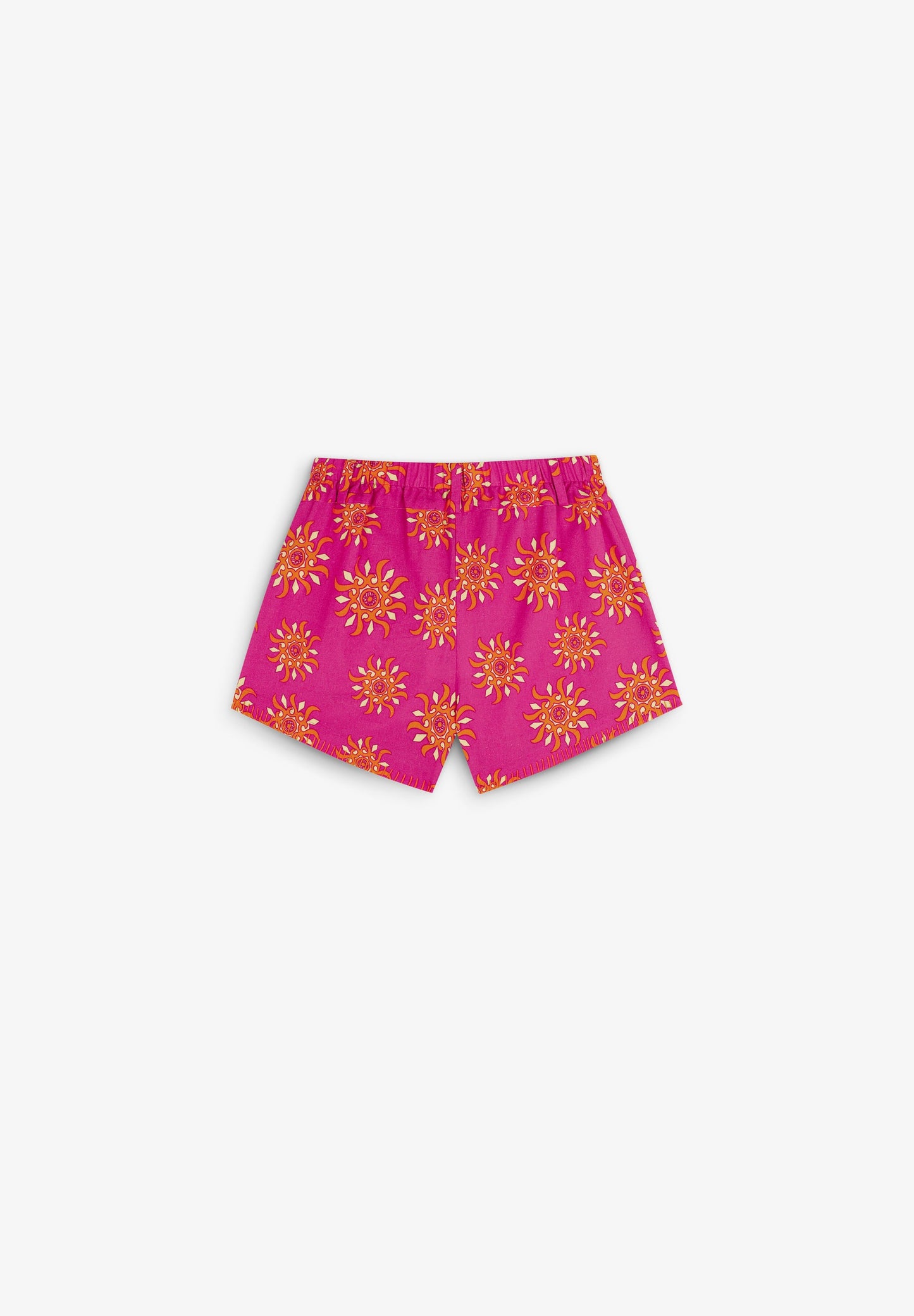 PRINTED COTTON SHORTS