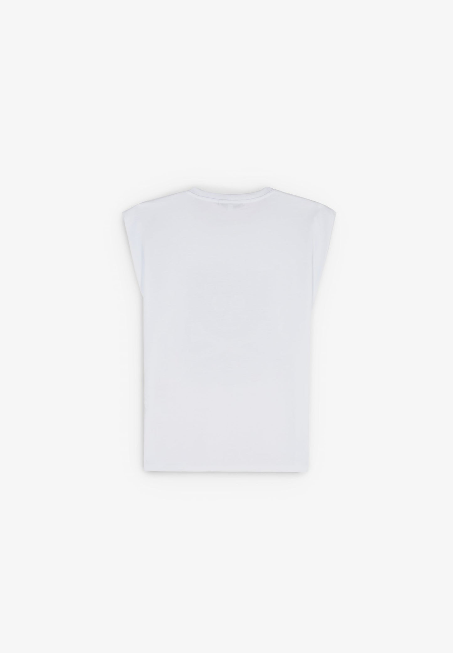 METALLIC SKULL PRINT T-SHIRT