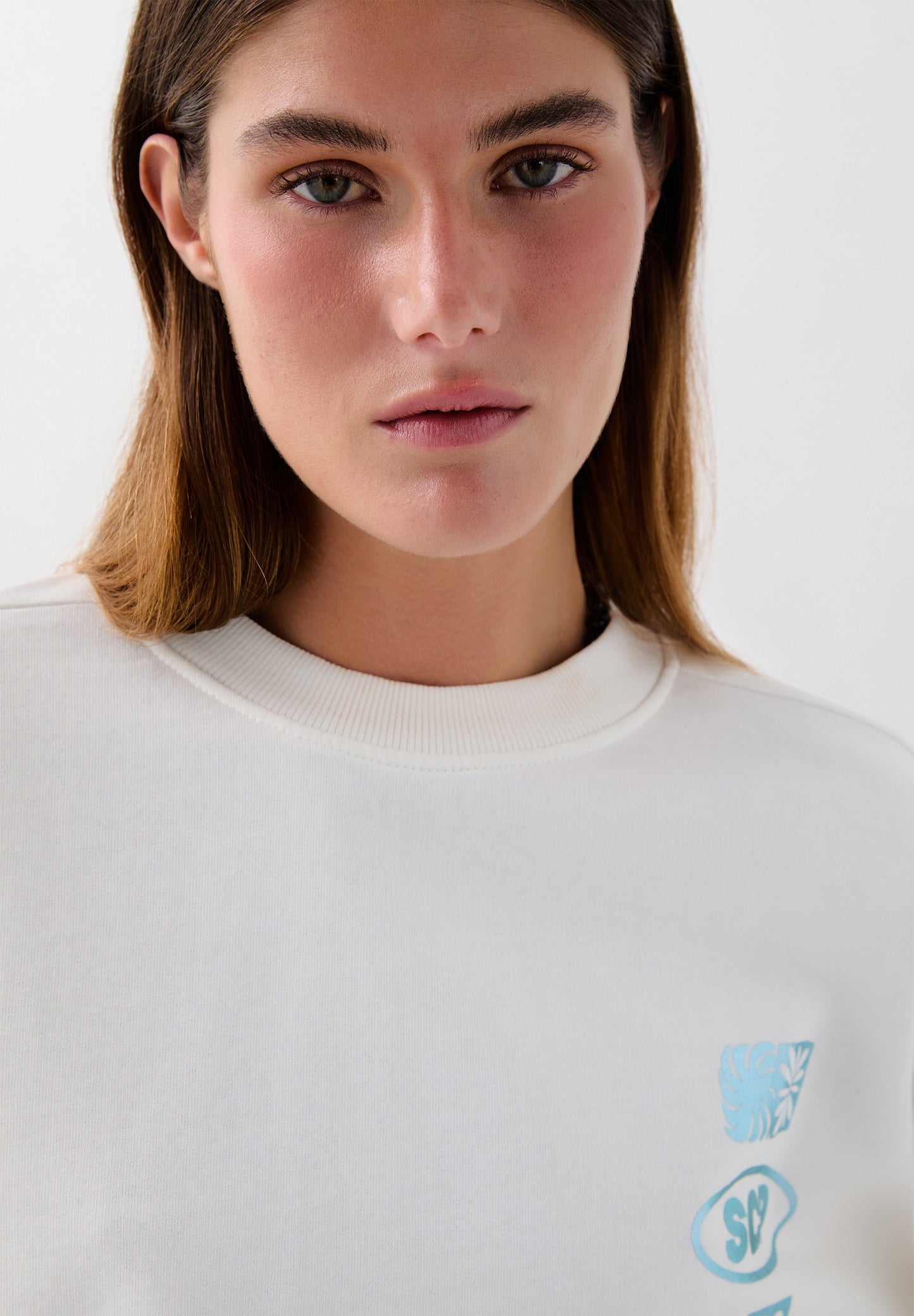 FADED PRINT SWEATSHIRT