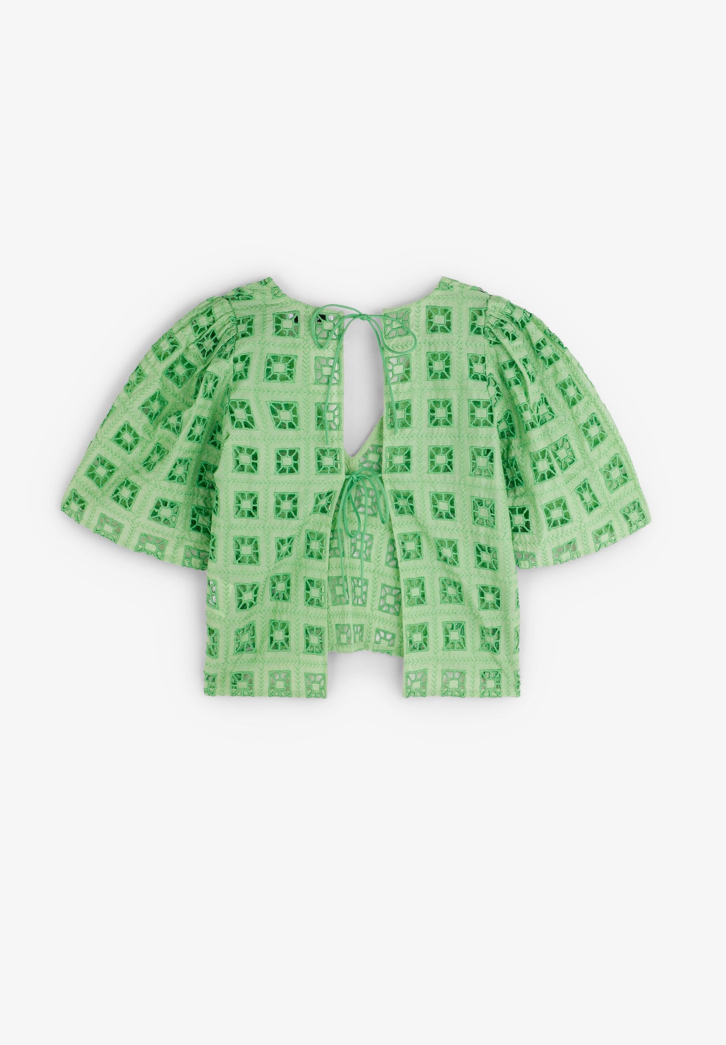 TOP WITH EMBROIDERED DETAILS