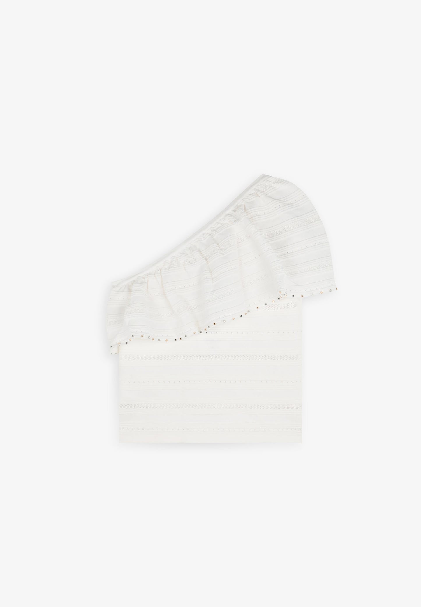 SC ASYM KNIT STUDS TOP