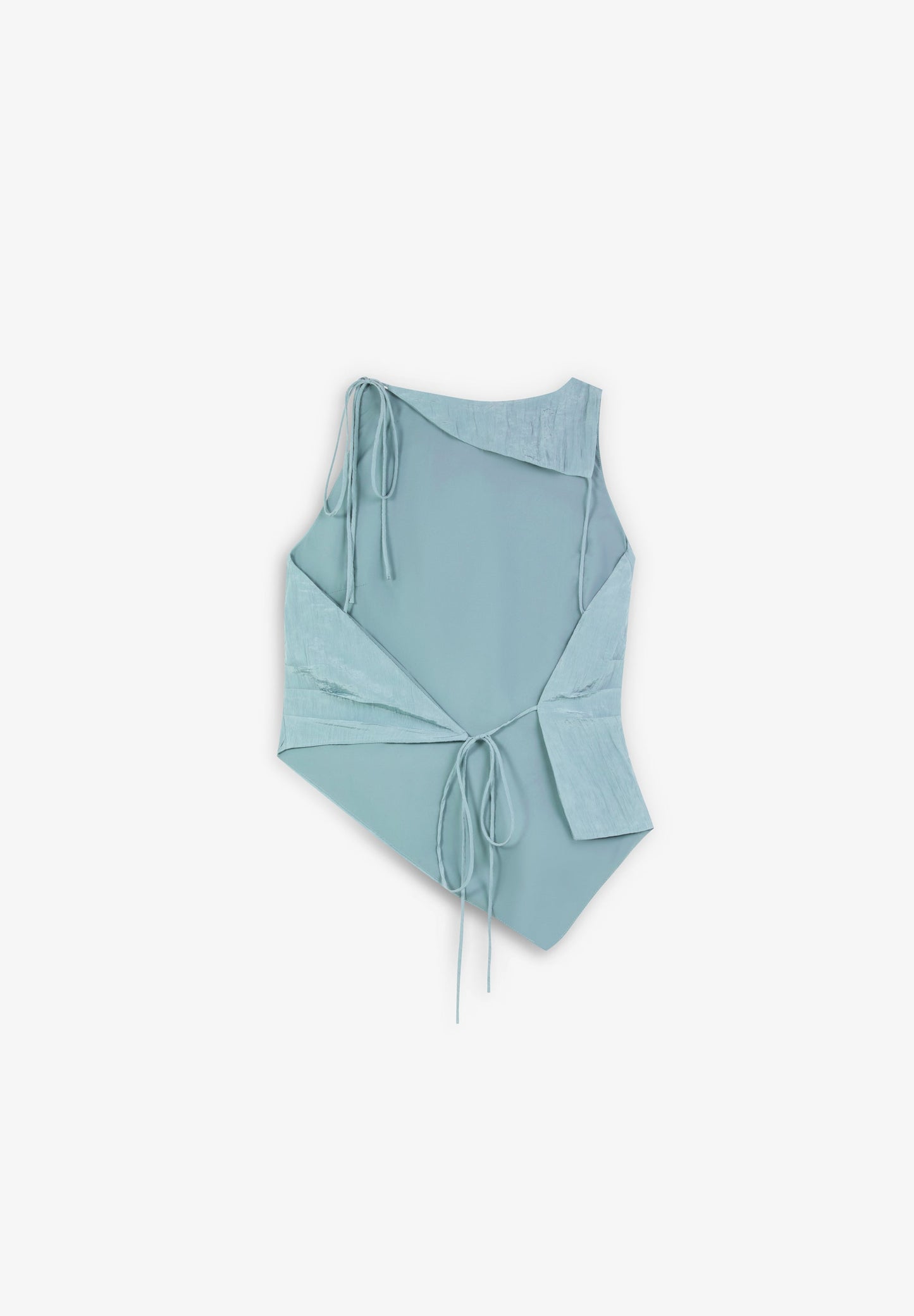 ASYMMETRIC PLEATED TOP