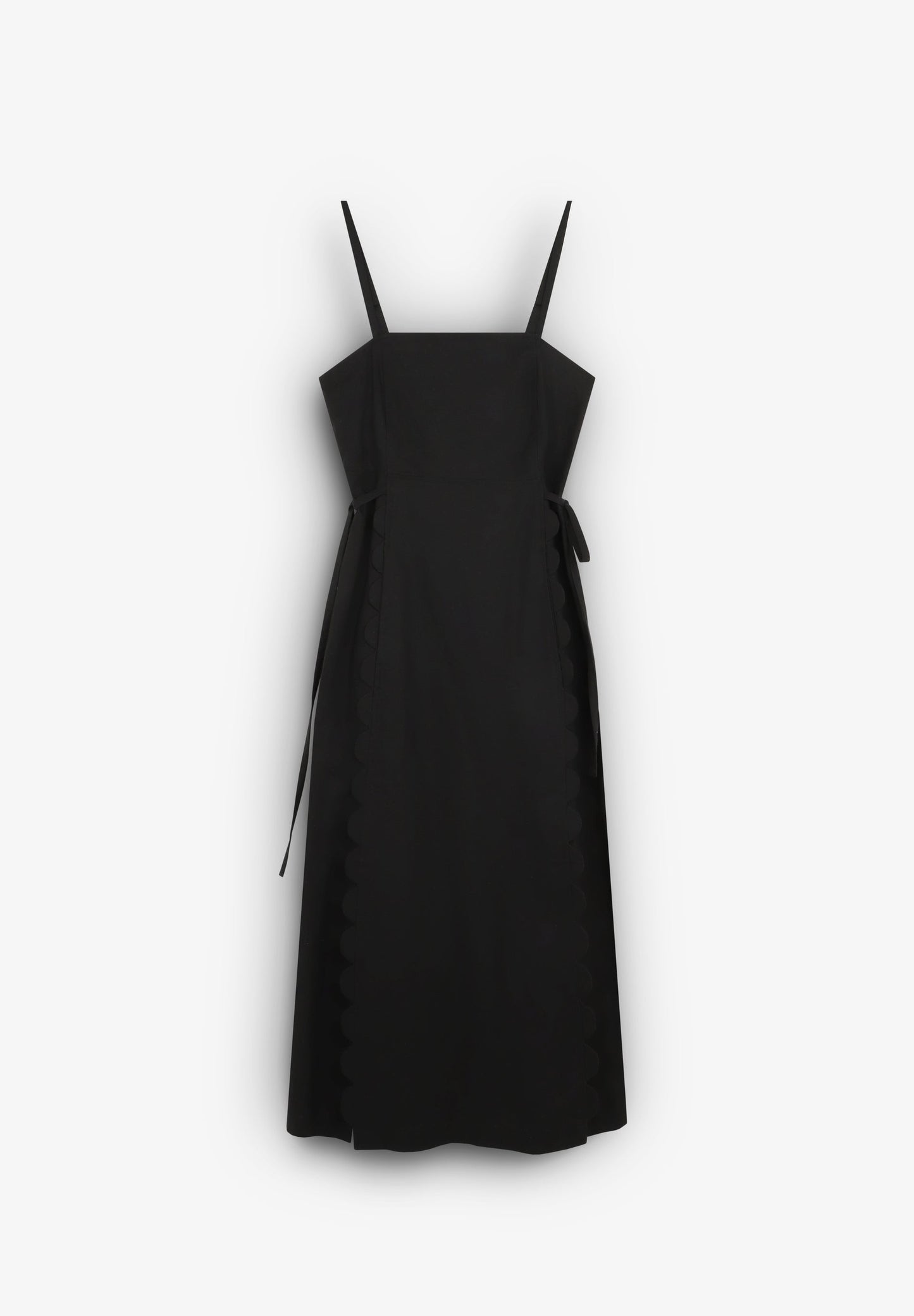 DRESS WITH VENTS AND BOW