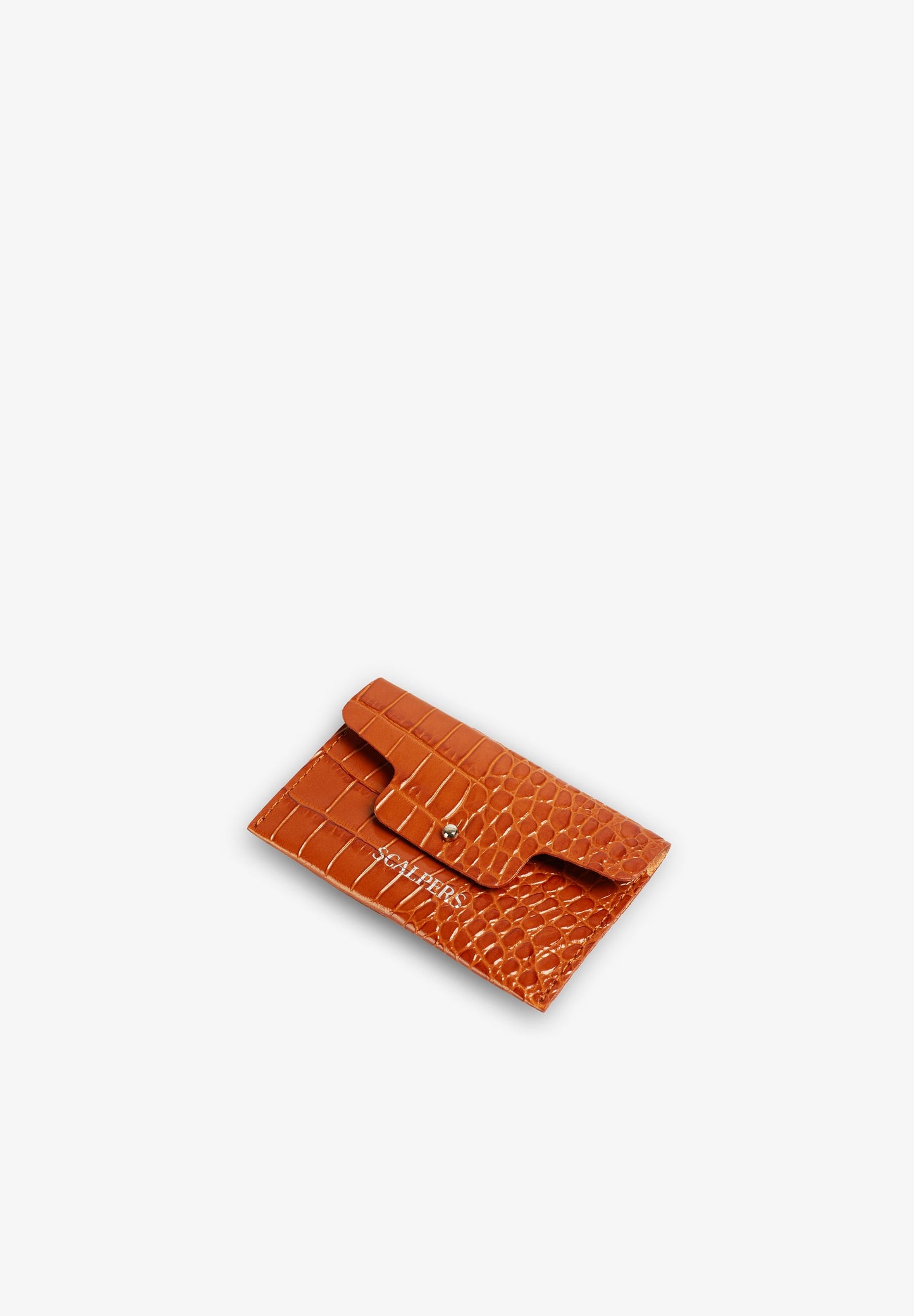 EMBOSSED LEATHER CARD HOLDER