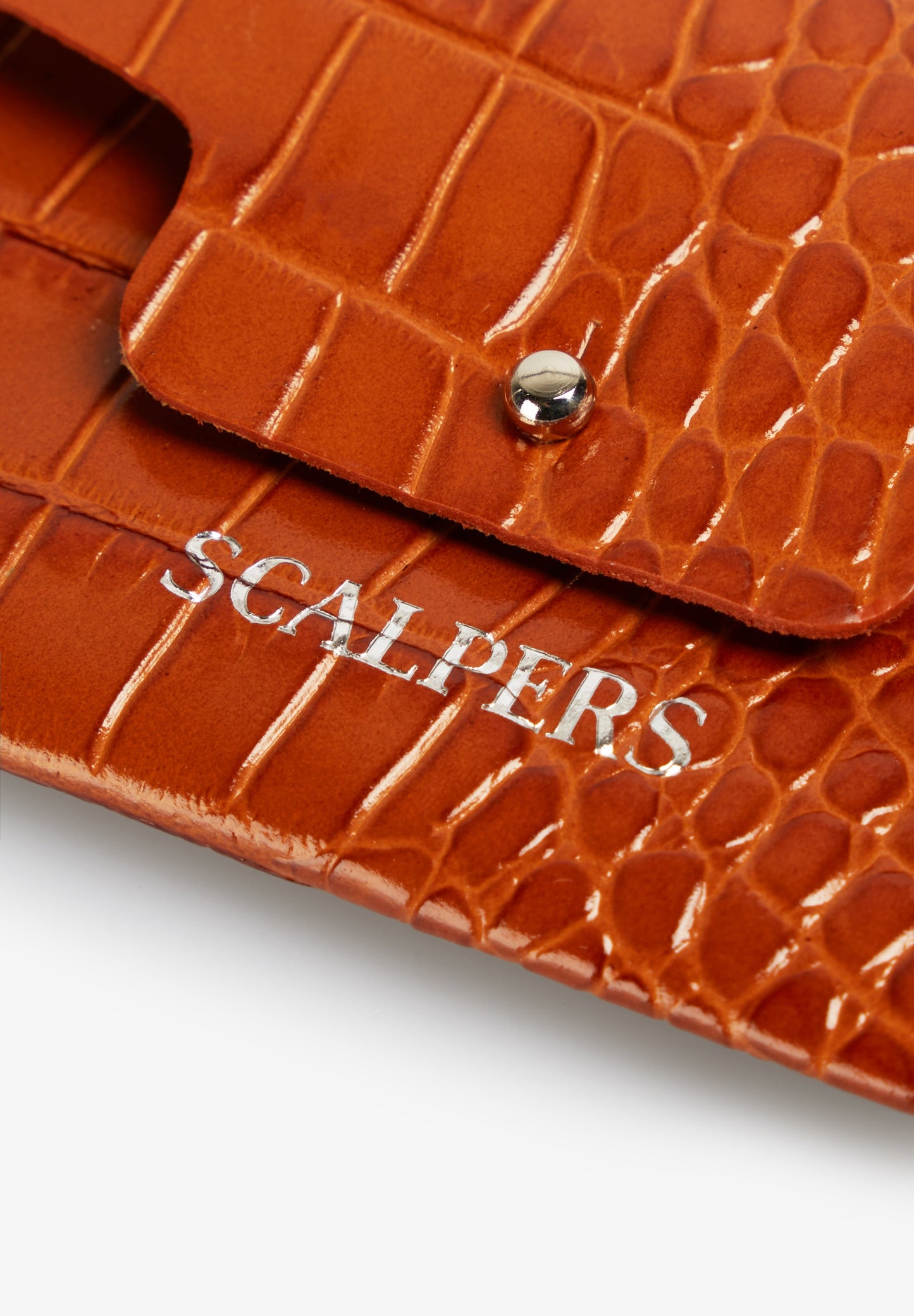 EMBOSSED LEATHER CARD HOLDER