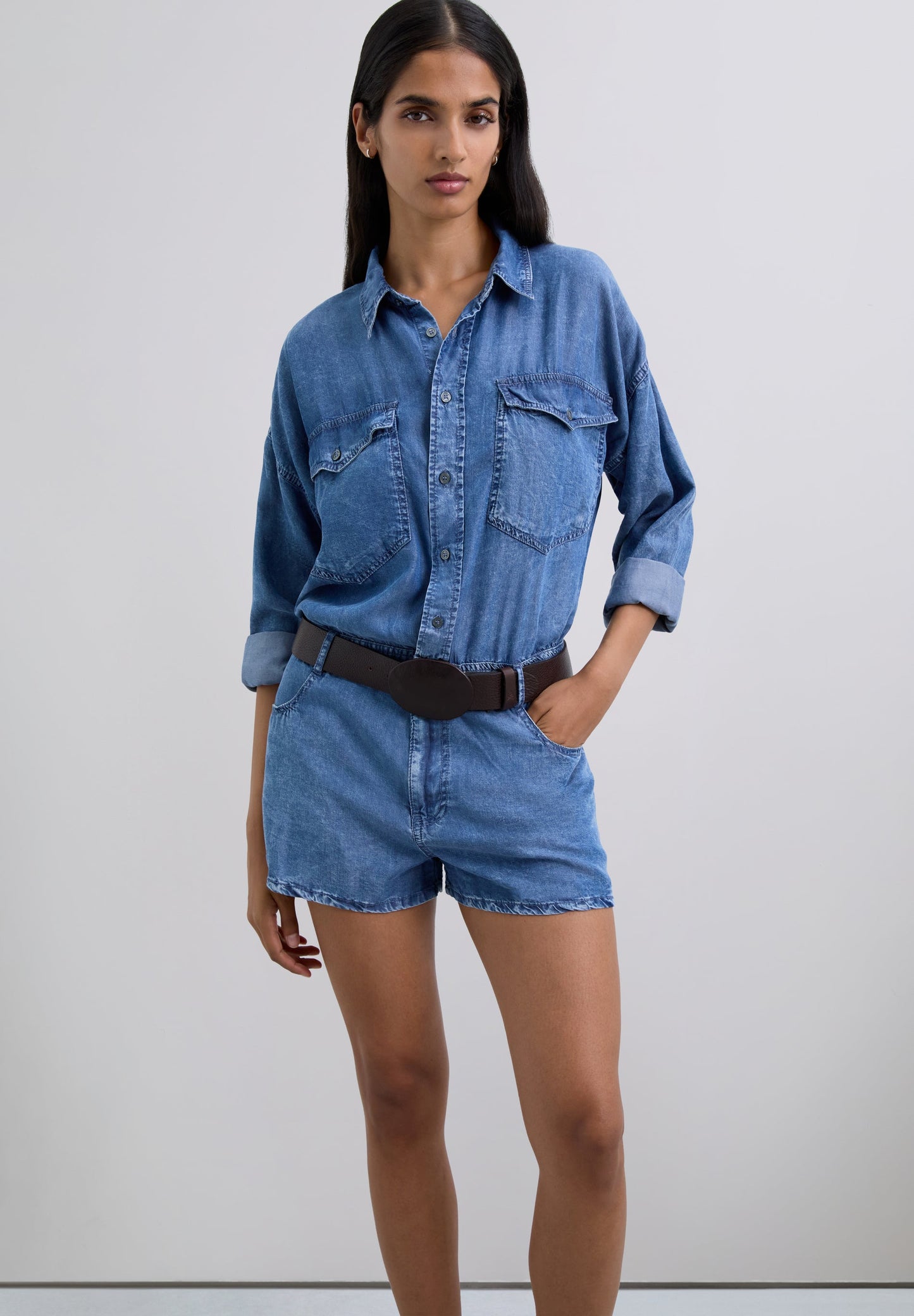 SCSHORT TENCEL JUMPSUIT