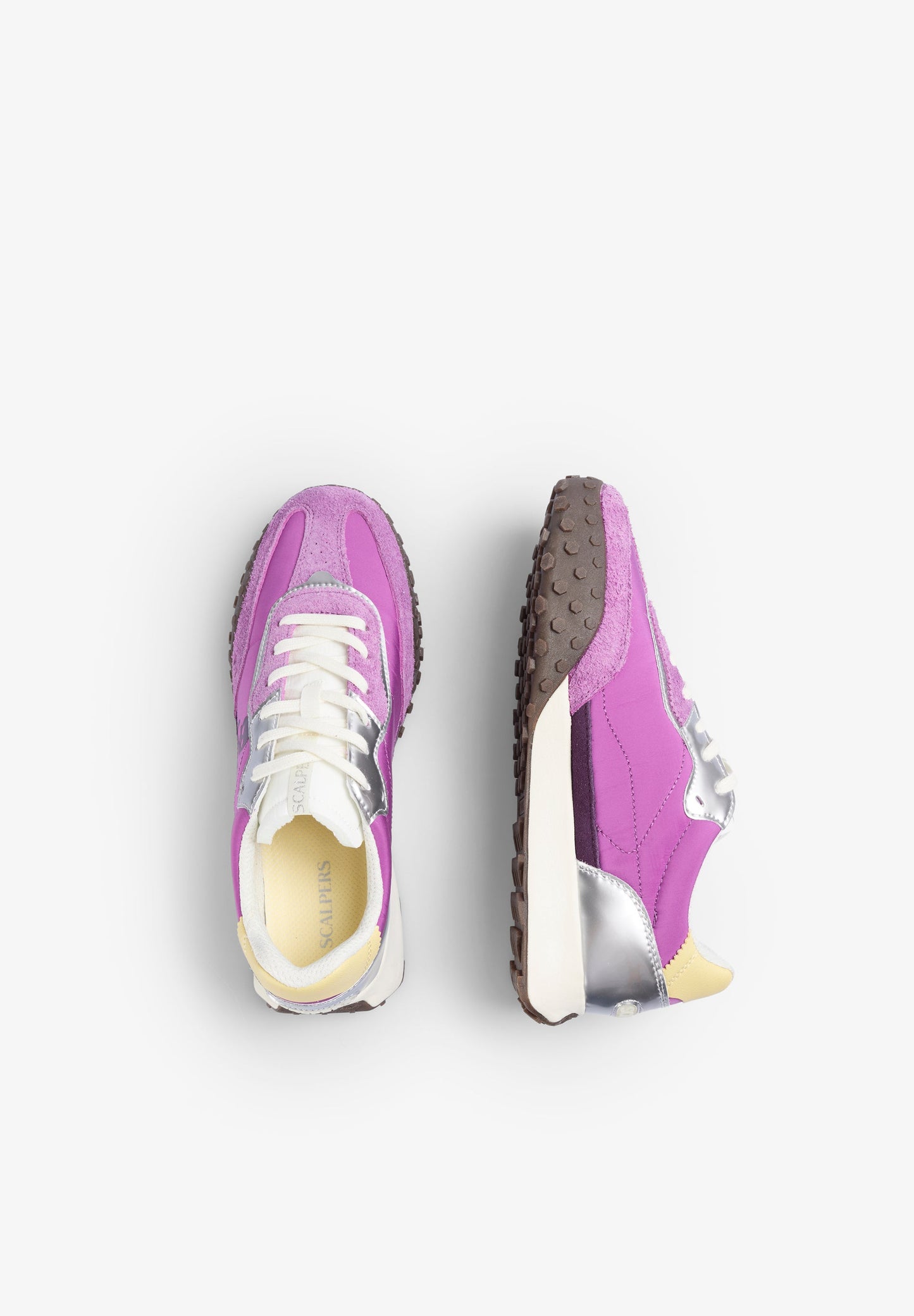 COMBINED THREE-COLOURED SOLE SNEAKERS