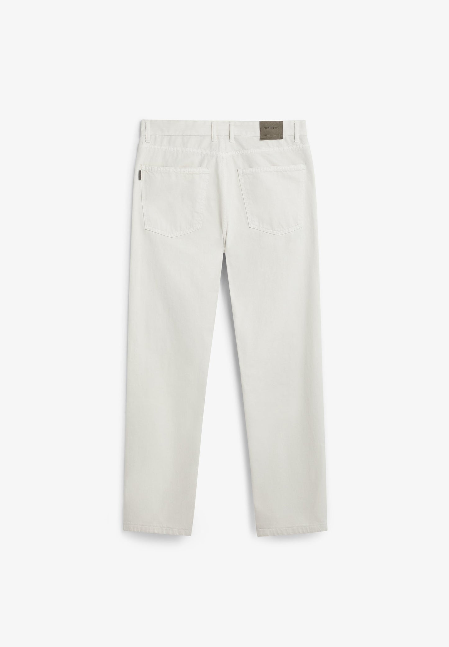 STRAIGHT COTTON TROUSERS