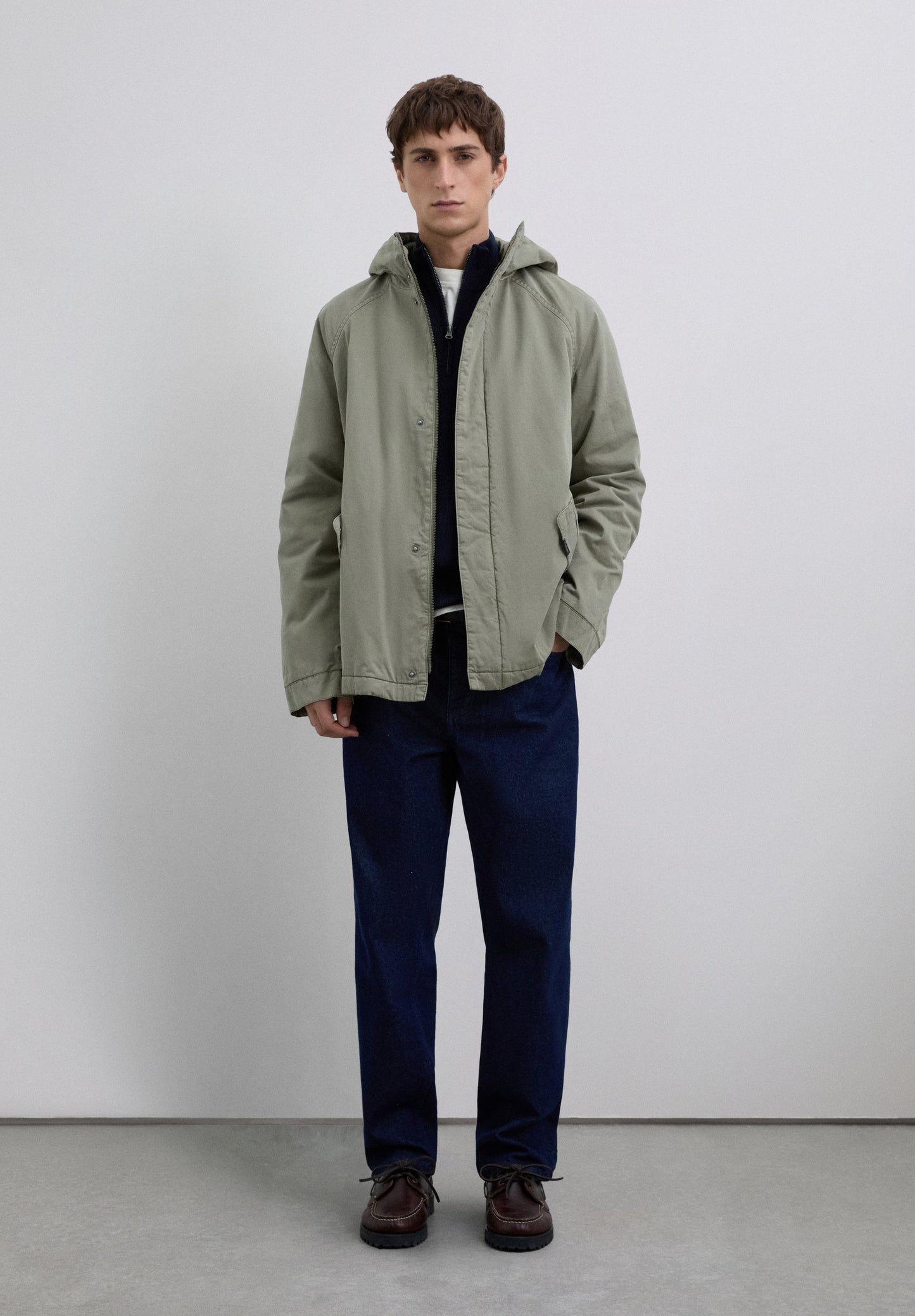 COTTON PARKA WITH HOOD