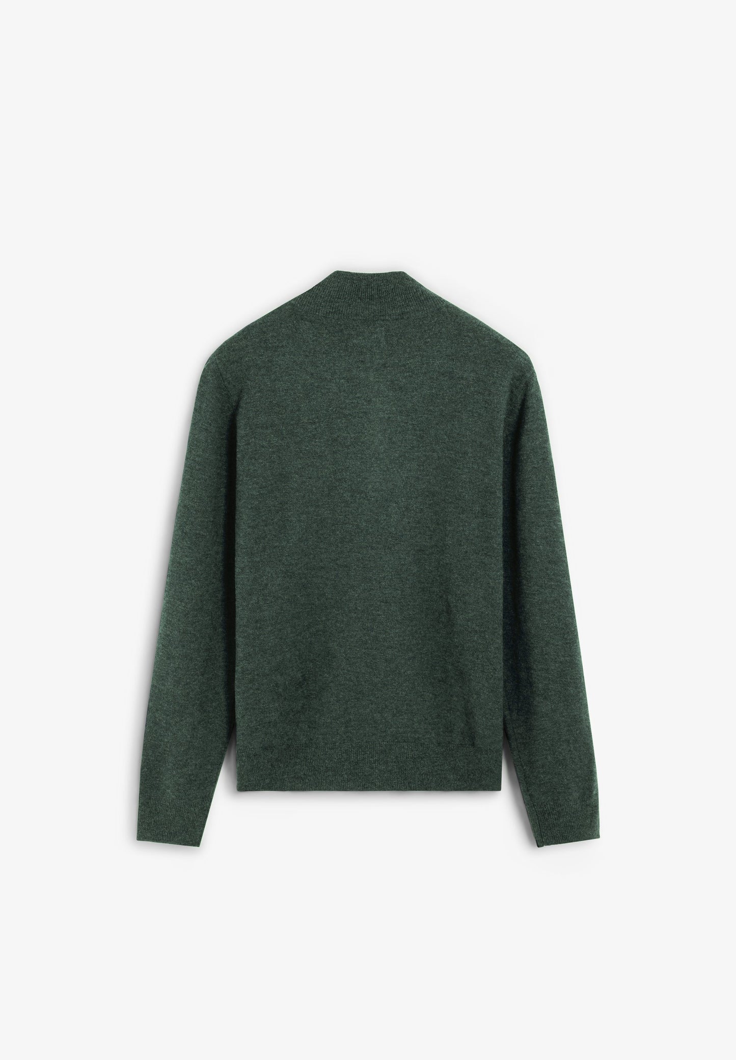 ZIPPED WOOL SWEATER WITH SKULL