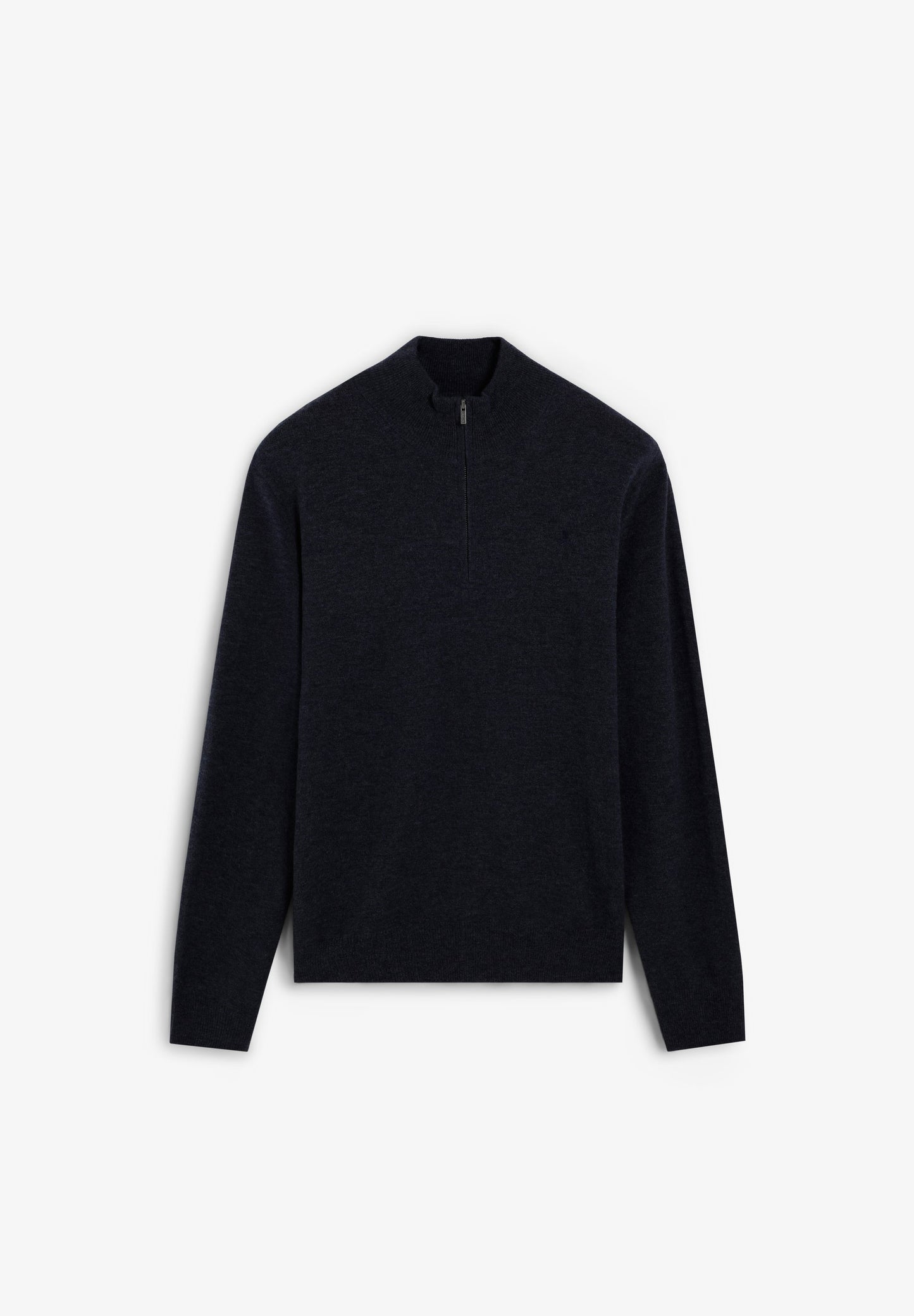 ZIPPED WOOL SWEATER WITH SKULL
