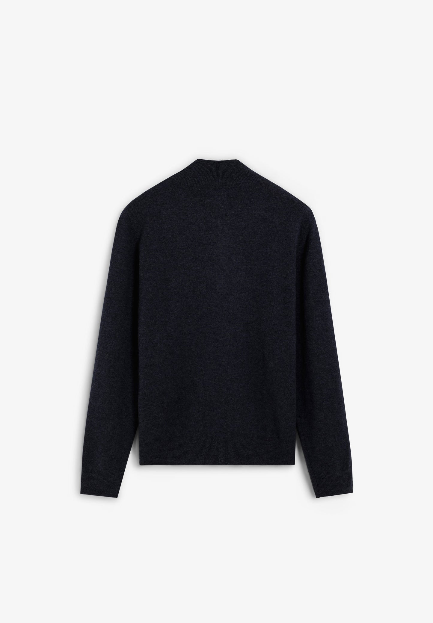 ZIPPED WOOL SWEATER WITH SKULL